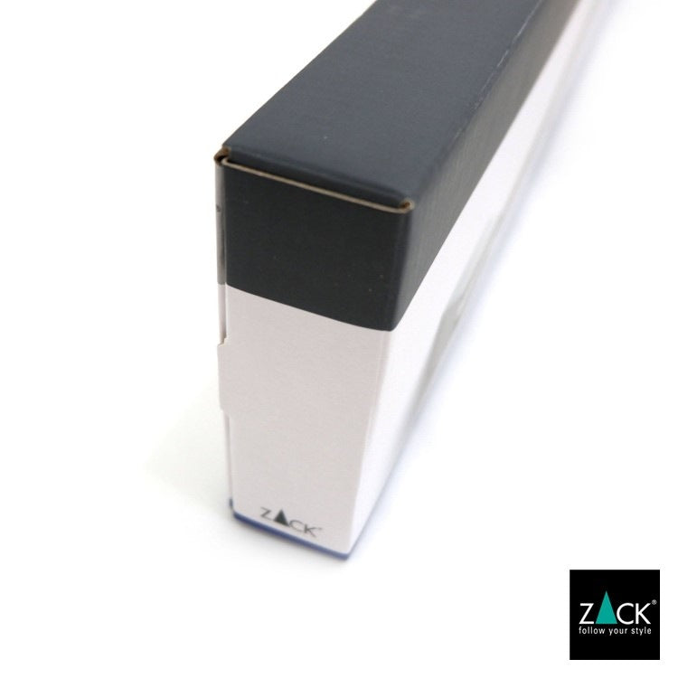 ZACK 40459B タオルバー:商品パッケージ上部と角の状態