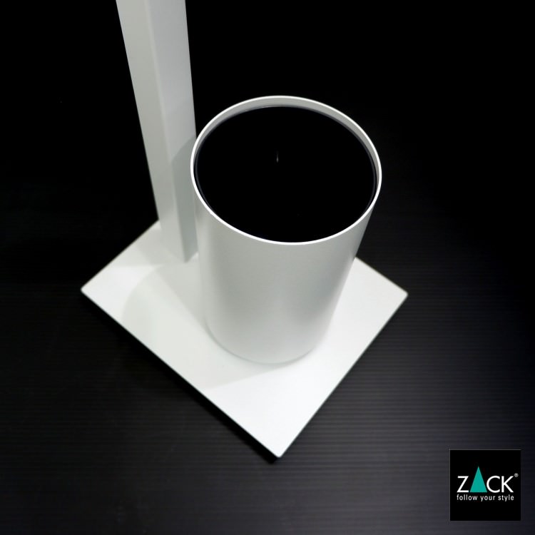 ZACK 40818B トイレットバトラー:スタンドのブラシケース上部から見た内部