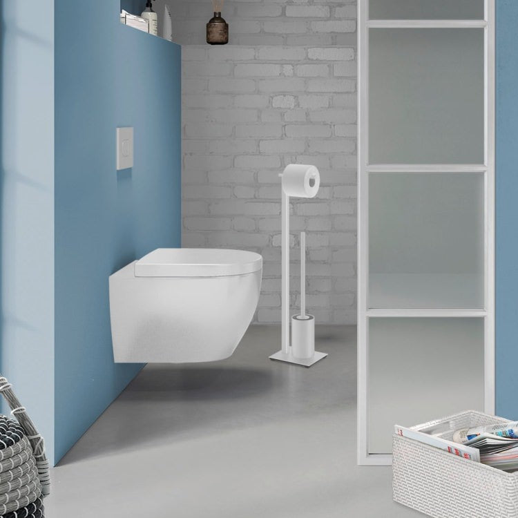 ZACK 40818B トイレットバトラー:トイレの横に本体を置いた設置例