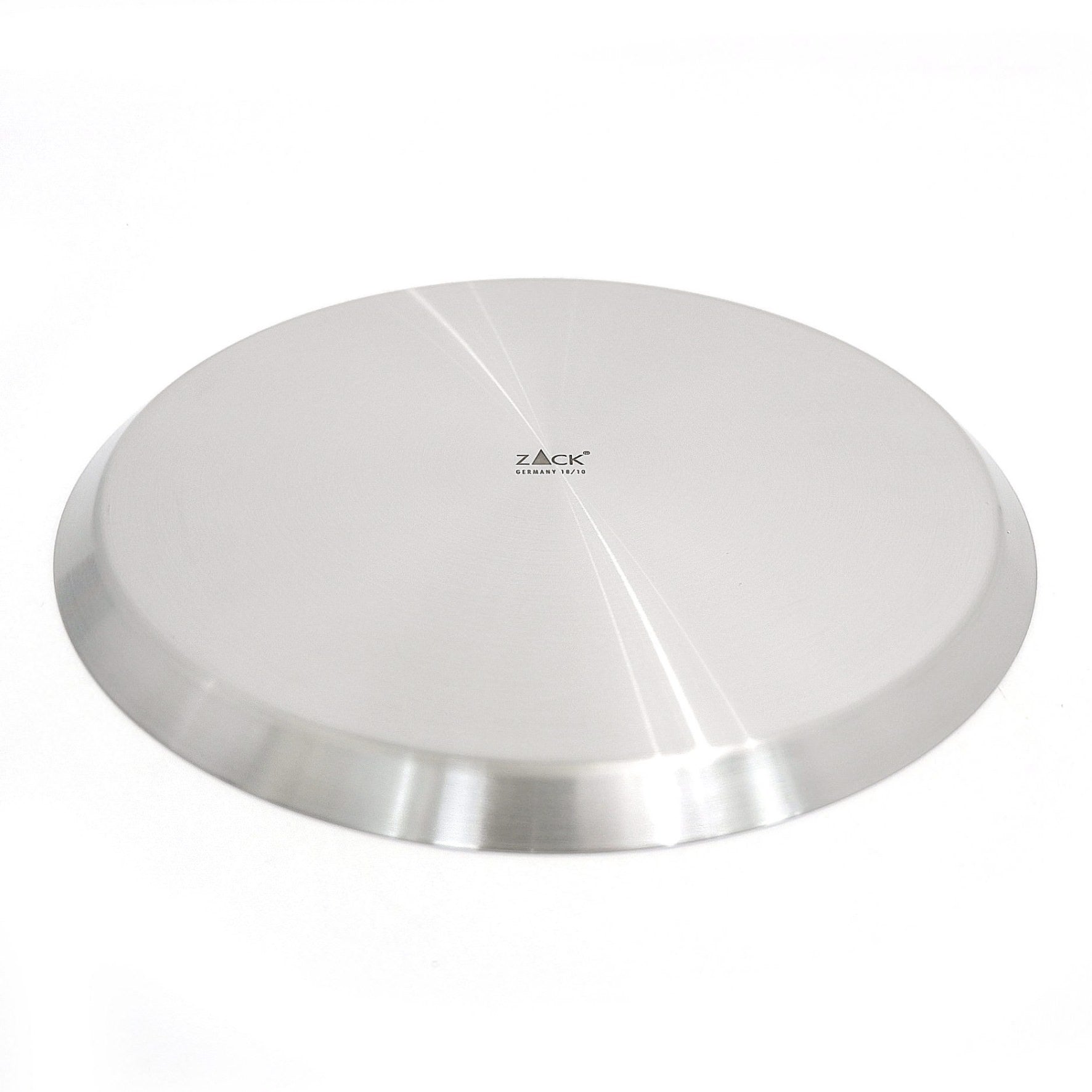 トレイ｜20523 ACIO HL ラウンドトレー 直径26cm 高さ1cm 18/10ステンレス製 ヘアライン仕上げ