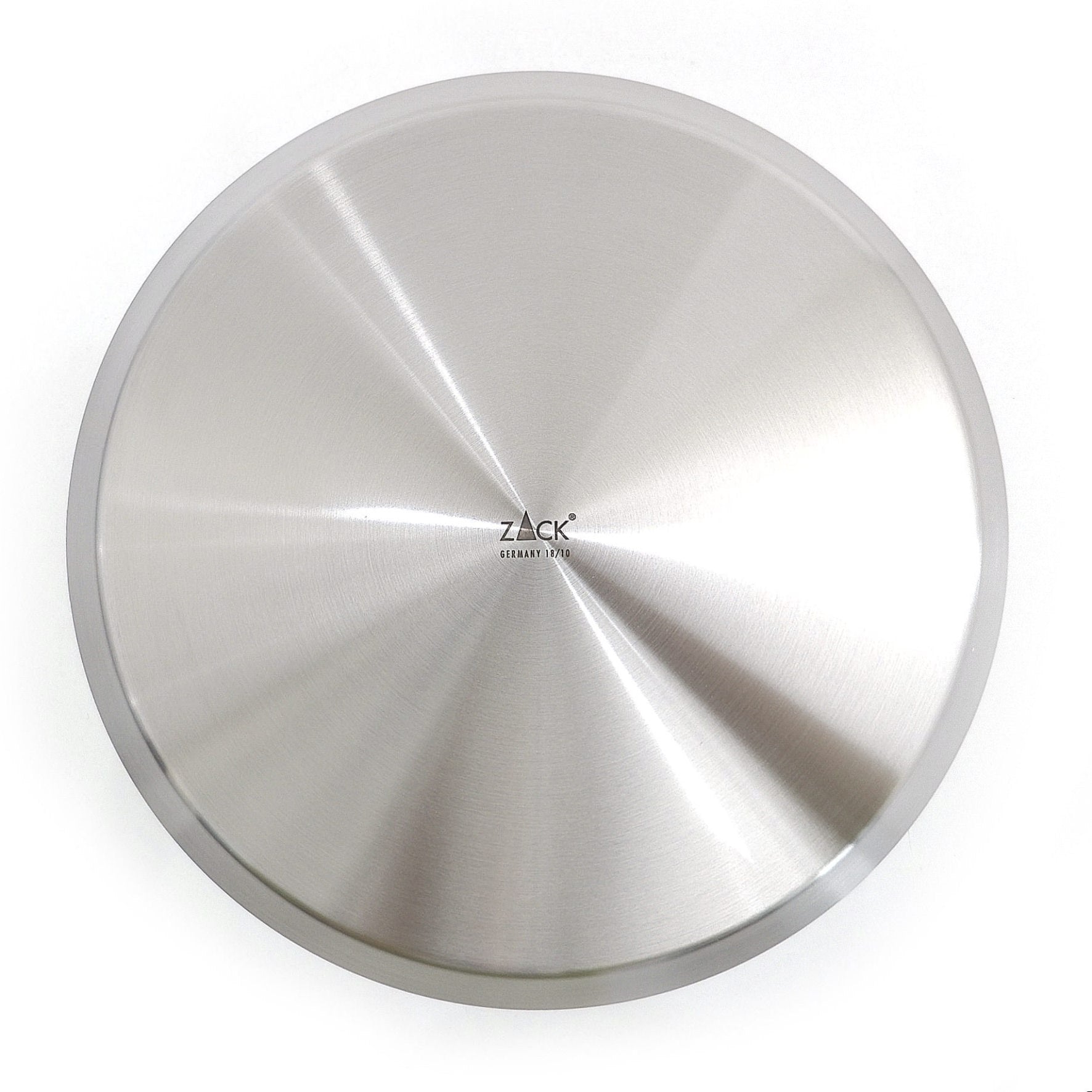 トレイ｜20523 ACIO HL ラウンドトレー 直径26cm 高さ1cm 18/10ステンレス製 ヘアライン仕上げ