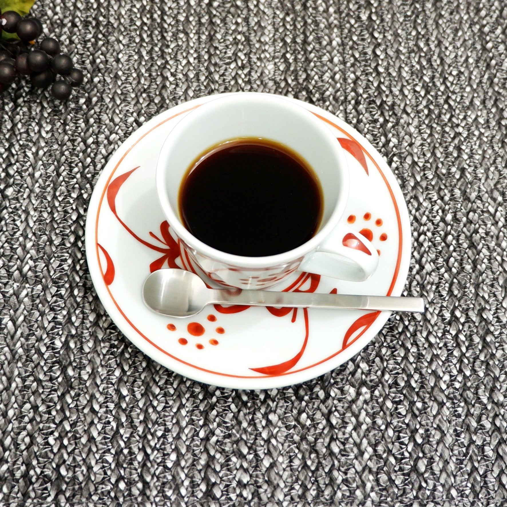 コーヒースプーン 2本セット｜20597 MENOA HL ティースプーン 長さ13.4cm 18/10ステンレス製 ヘアライン仕上げ SP50 H2-1414