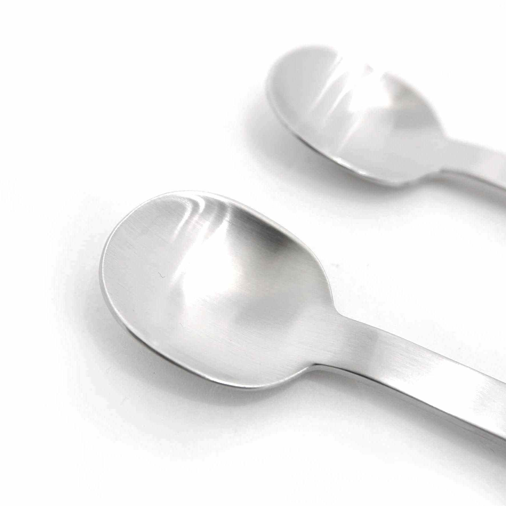 コーヒースプーン 2本セット｜20597 MENOA HL ティースプーン 長さ13.4cm 18/10ステンレス製 ヘアライン仕上げ SP50 H2-1414