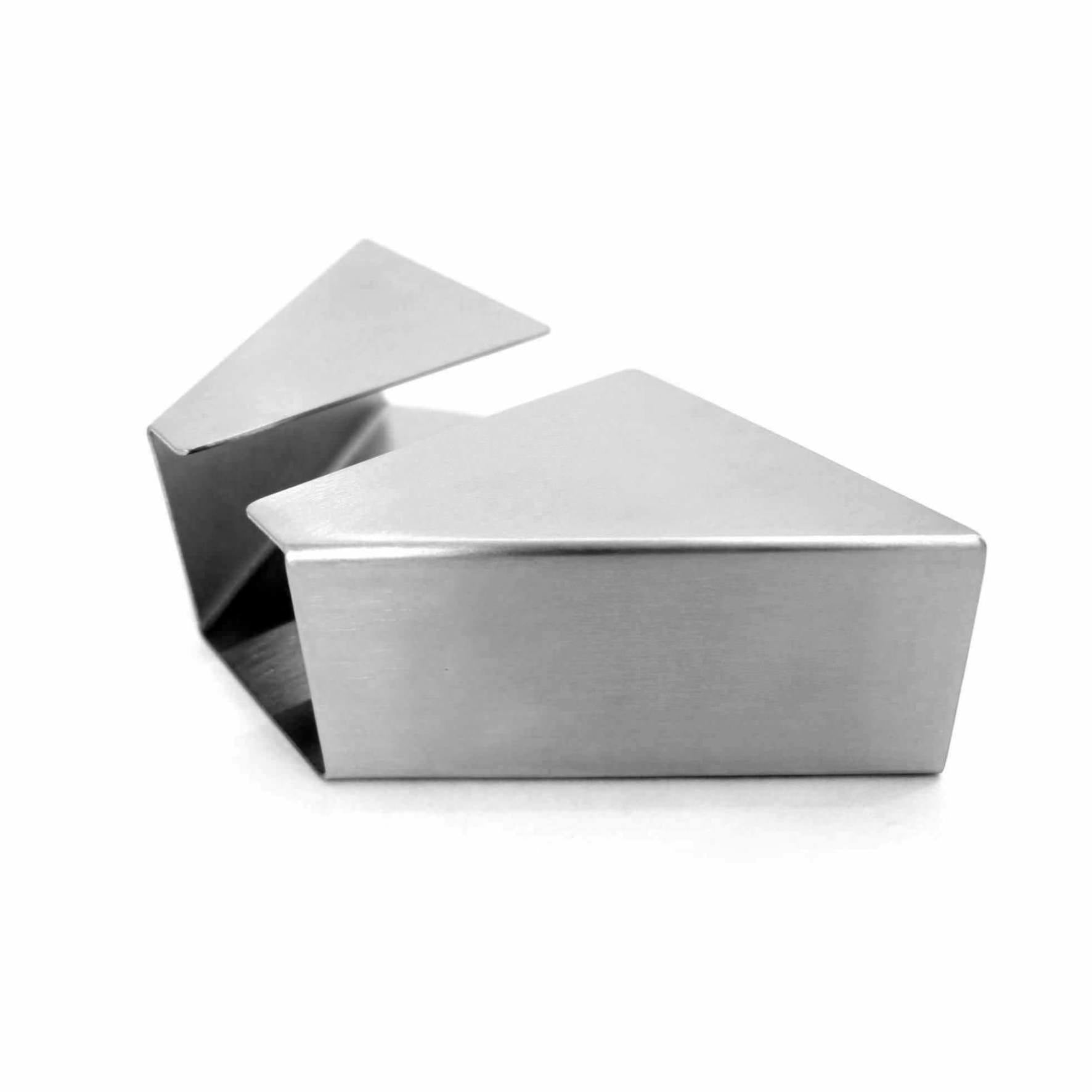 コーヒーフィルターホルダー｜20744 NUNO HL 壁付けコーヒーフィルターケース 高さ12cm 幅19cm 18/10ステンレス製 ヘアライン仕上げ