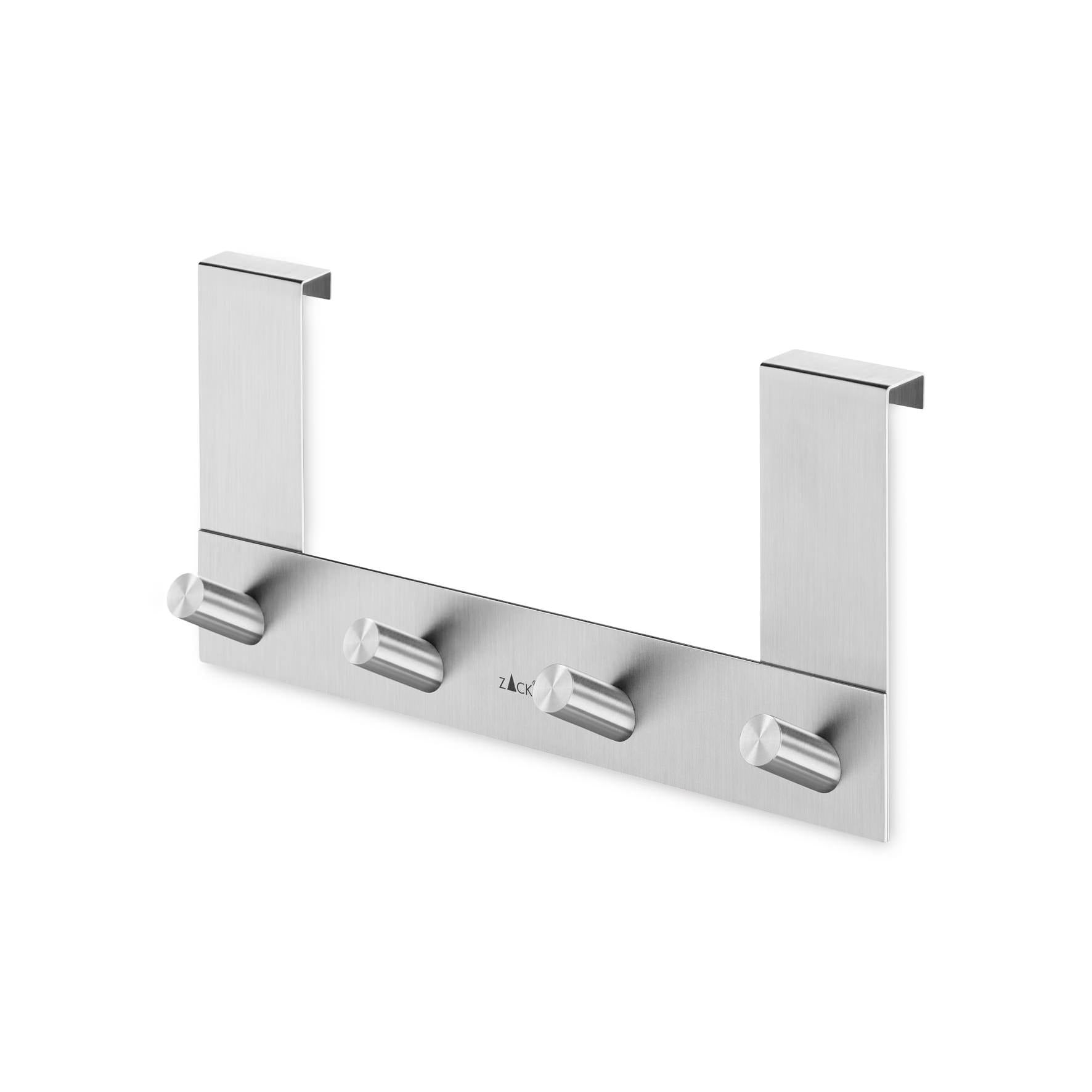 ドアフックラック｜20753 EXIT HL 衣類フック 帽子掛け 19mm幅ドア用 高さ13.5cm 横幅27cm 18/10ステンレス製 ヘアライン仕上げ