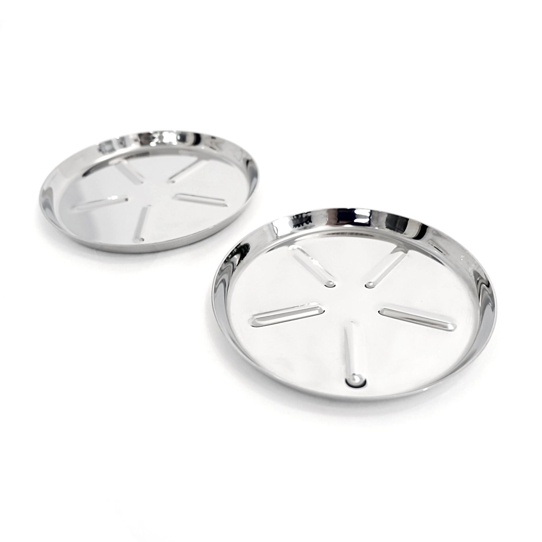 コースター 2枚セット｜20845 COLLO MP グラス置き ミニプレート 直径10.5cm 18/10ステンレス製 ミラーポリッシュ仕上げ H2-182