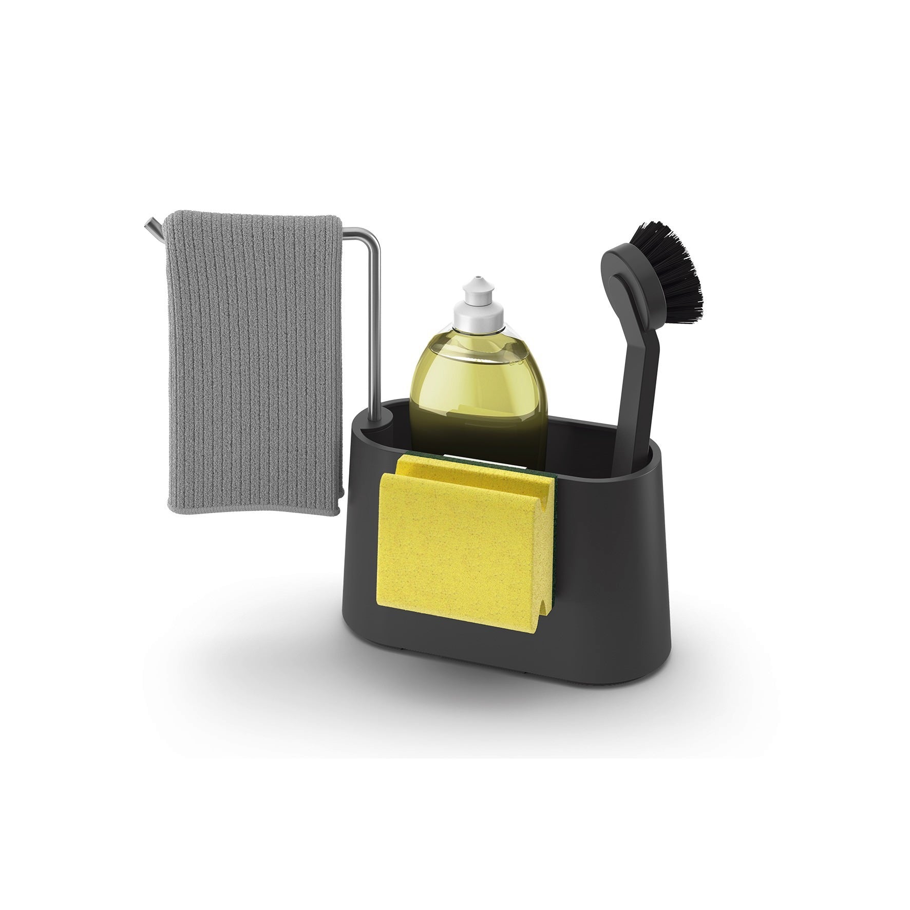 シンクオーガナイザー｜20918 MAVOS HL キッチンクリーニング ツールボックス 幅20cm 高さ24cm 奥行き9cm 18/10ステンレス製 ヘアライン仕上げ