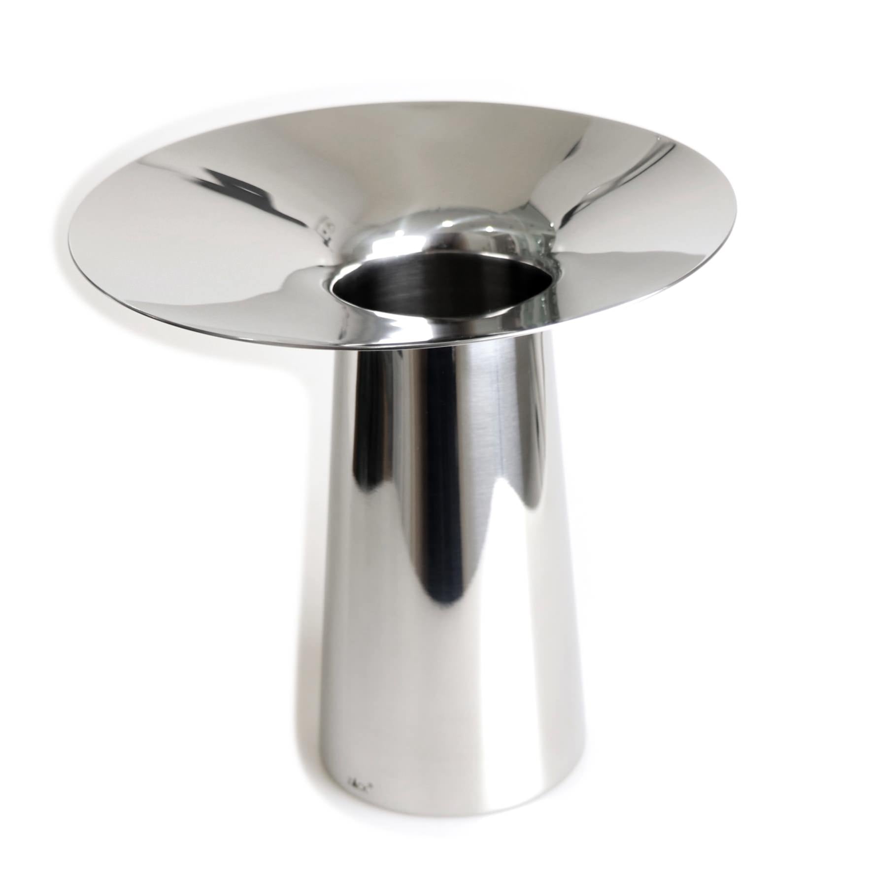 ベースL｜30640 PAREGO MP 一輪挿し 一輪差し 花器 花瓶 高さ19.5cm 幅19.5cm 18/10ステンレス製 ミラーポリッシュ仕上げ