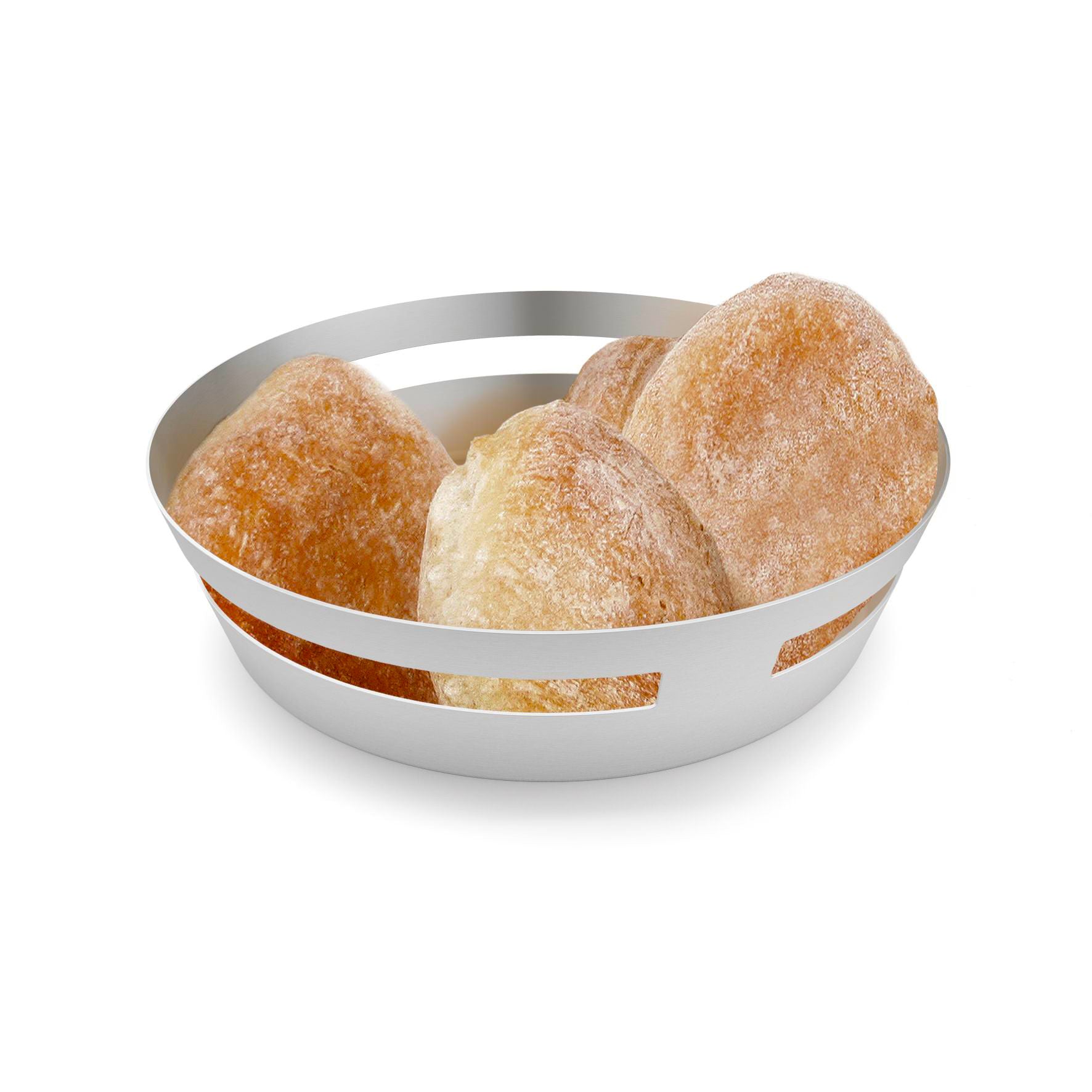 ブレッド/フルーツボウル｜30653 VAREO HL ベジタブルストッカー フルーツバスケット 直径23.5cm 高さ6cm 18/10ステンレス製 ヘアライン仕上げ SP50