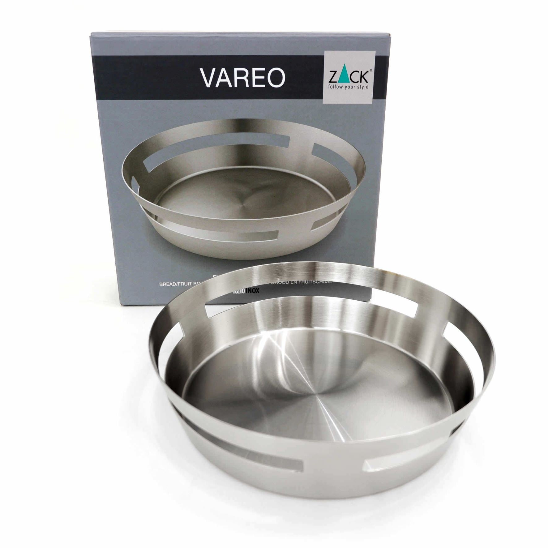 ブレッド/フルーツボウル｜30653 VAREO HL ベジタブルストッカー フルーツバスケット 直径23.5cm 高さ6cm 18/10ステンレス製 ヘアライン仕上げ SP50