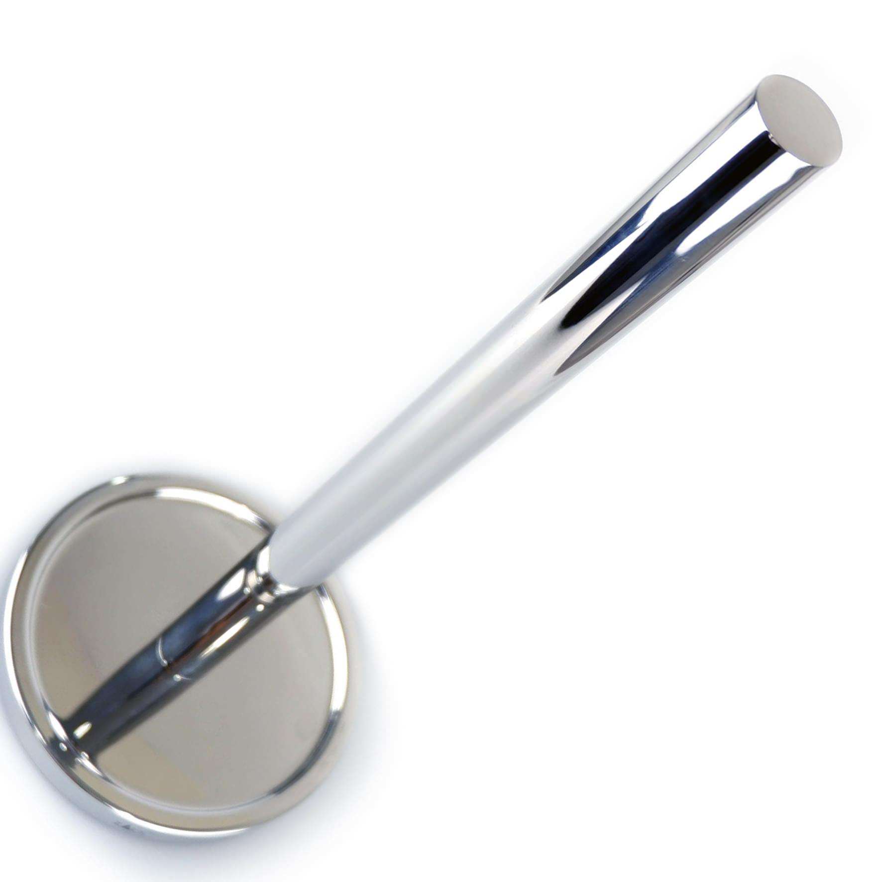 スペアトイレットペーパーホルダー｜40074 MIMO MP 予備ロール ペーパーストッカー ペーパースタンド 高さ38cm ベース直径15cm 18/10ステンレス製 ミラーポリッシュ仕上げ