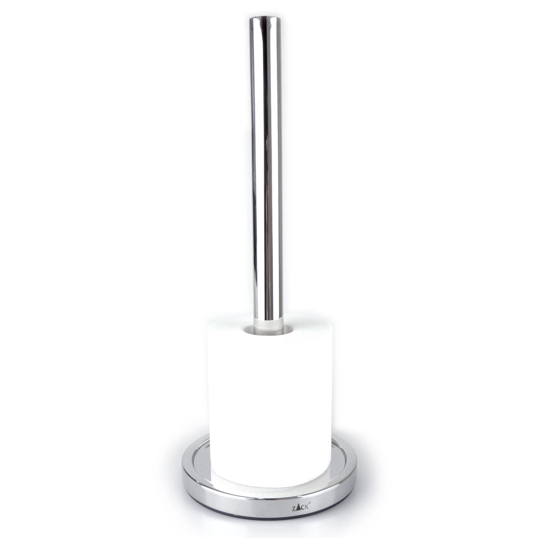 スペアトイレットペーパーホルダー｜40074 MIMO MP 予備ロール ペーパーストッカー ペーパースタンド 高さ38cm ベース直径15cm 18/10ステンレス製 ミラーポリッシュ仕上げ