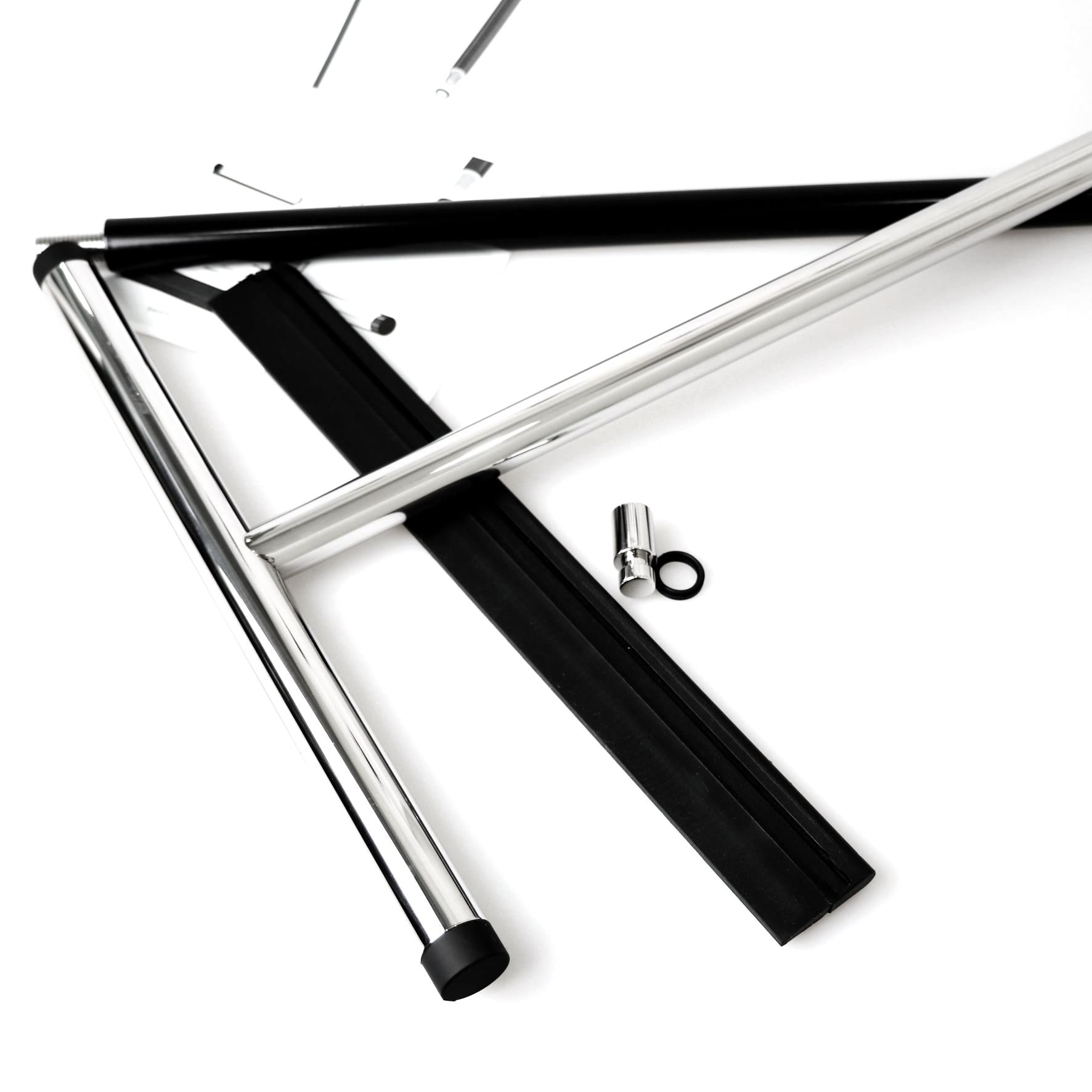 フロアスクイージー｜40090 JAZ MP フロア用水取りワイパー 水切りワイパー 玄関用スクージー 長さ120cm 幅32cm 18/10ステンレス製 ミラーポリッシュ仕上げ SP50