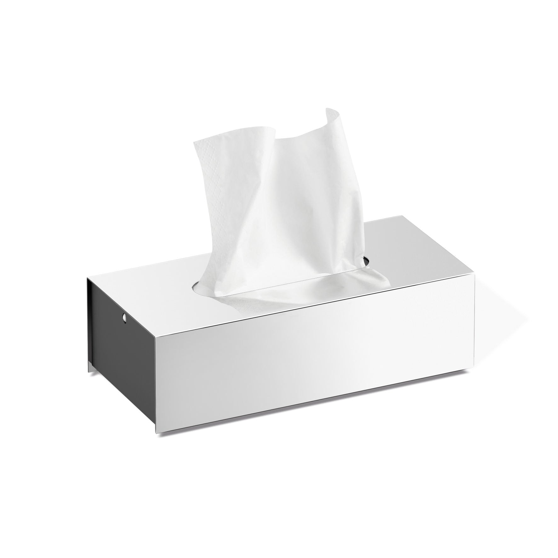 ティッシュボックス｜40093 PURO MP ティッシュケース ティッシュホルダー 幅25cm 奥行き11.5cm 高さ7.5cm 18/10ステンレス製 ミラーポリッシュ仕上げ