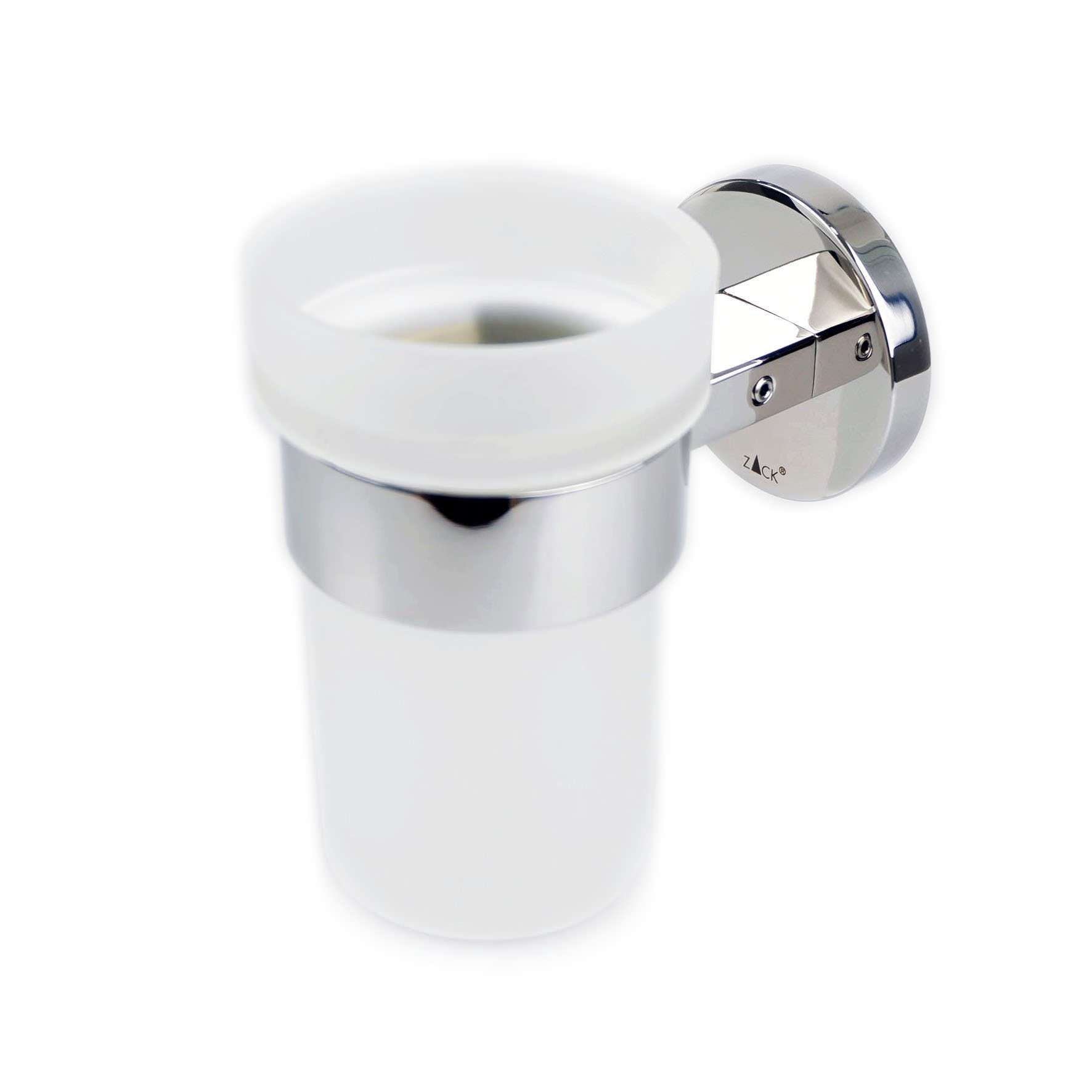 タンブラーとホルダーのセット｜40098 SCALA MP コップ 壁設置タイプ 高さ10.5cm コップ直径7cm 18/10ステンレス製 ミラーポリッシュ仕上げ SP50