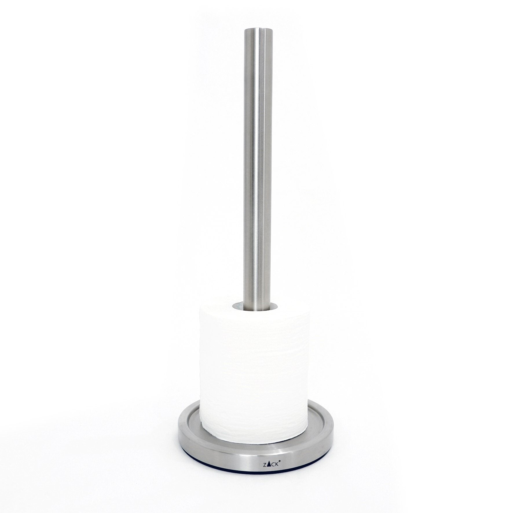 スペアトイレットペーパーホルダー｜40180 MIMO HL ペーパーストッカー ペーパースタンド 高さ38cm ベース直径15cm 18/10ステンレス製 ヘアライン仕上げ