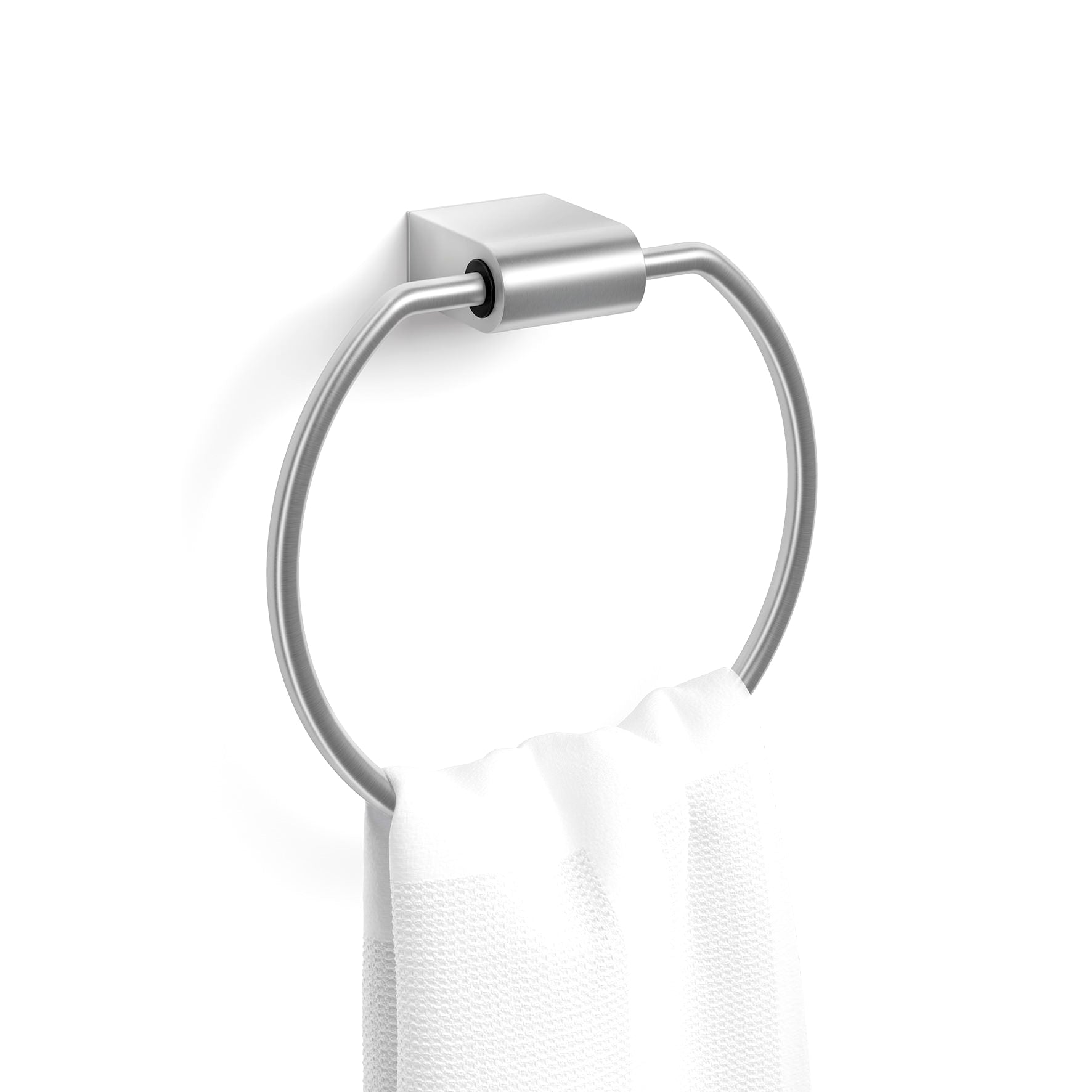 タオル掛け｜40423 ATORE HL タオルリング タオルホルダー タオルハンガー 壁設置 幅20cm 高さ20cm 奥行き3cm 18/10ステンレス製 ヘアライン仕上げ H1 SP50