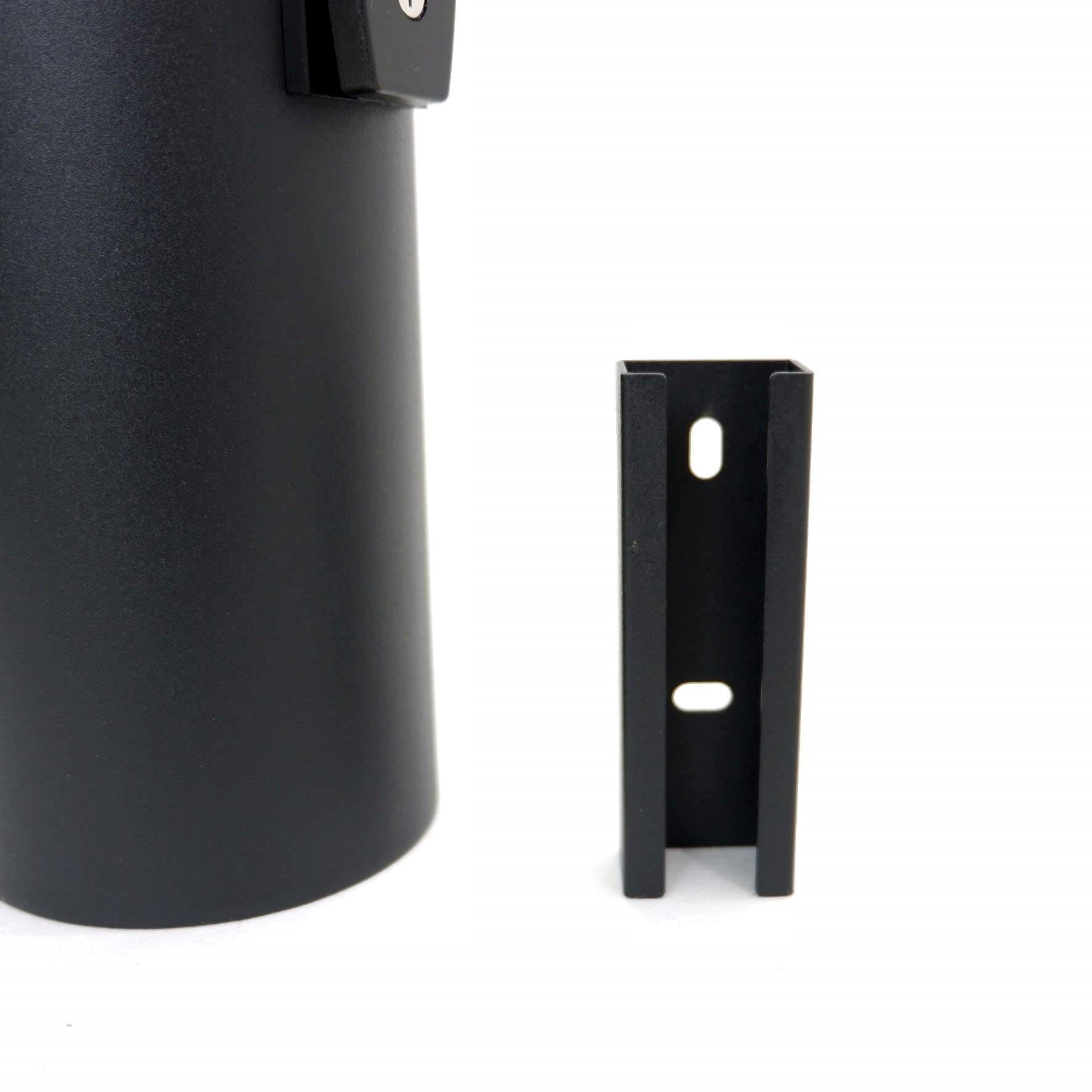 トイレブラシ｜40448 TUBO MB 壁設置タイプ トイレ掃除 長さ40.4cm ケース直径9cm 18/10ステンレス製 マットブラック SP50