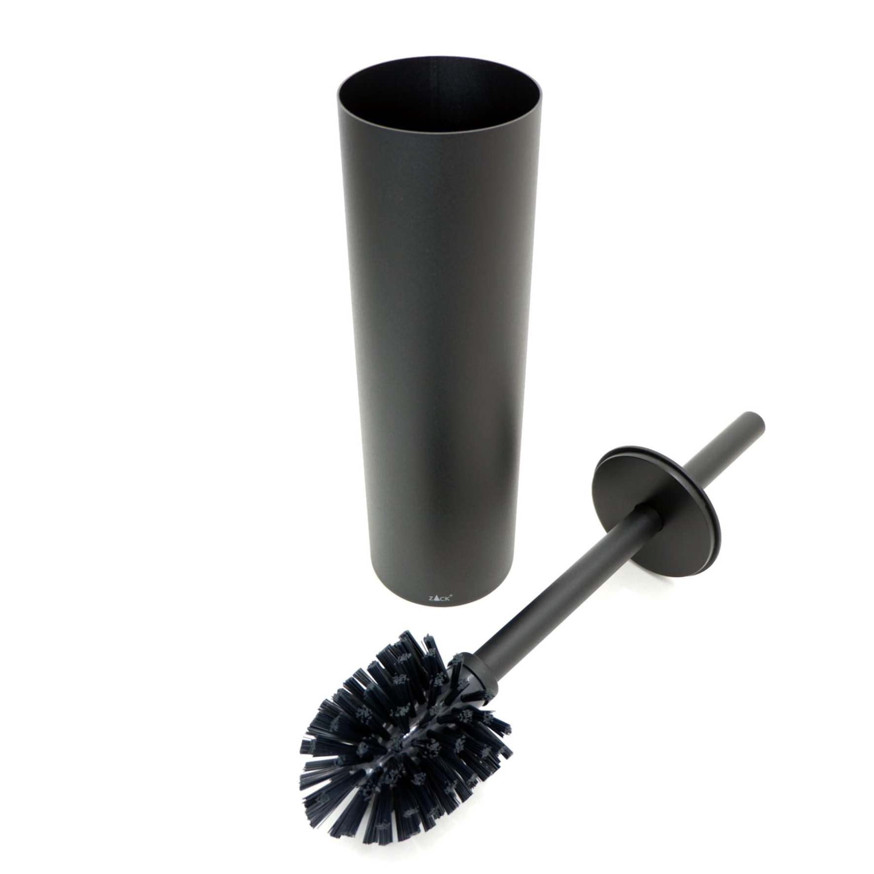 トイレブラシ｜40448 TUBO MB 壁設置タイプ トイレ掃除 長さ40.4cm ケース直径9cm 18/10ステンレス製 マットブラック SP50