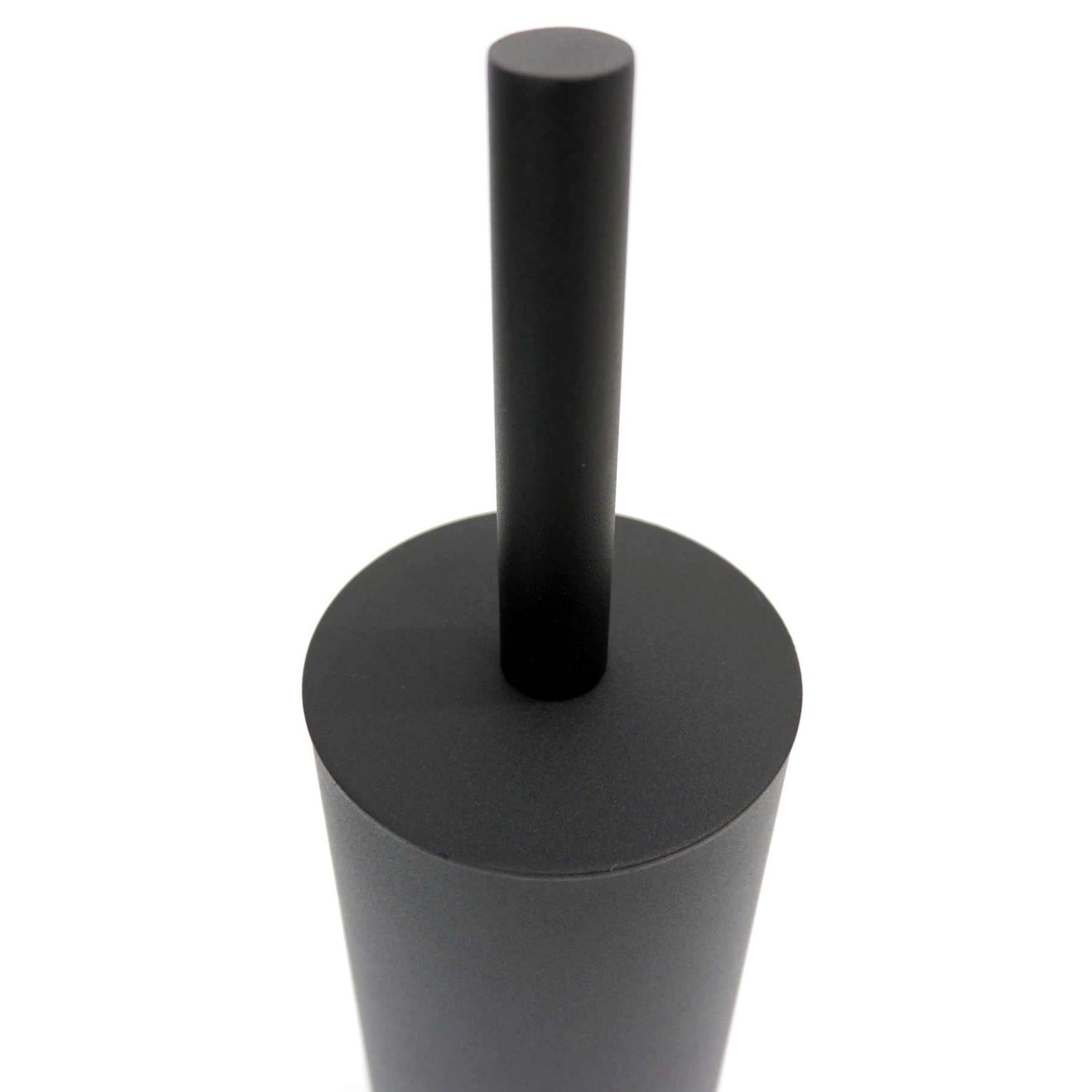 トイレブラシ｜40448 TUBO MB 壁設置タイプ トイレ掃除 長さ40.4cm ケース直径9cm 18/10ステンレス製 マットブラック SP50