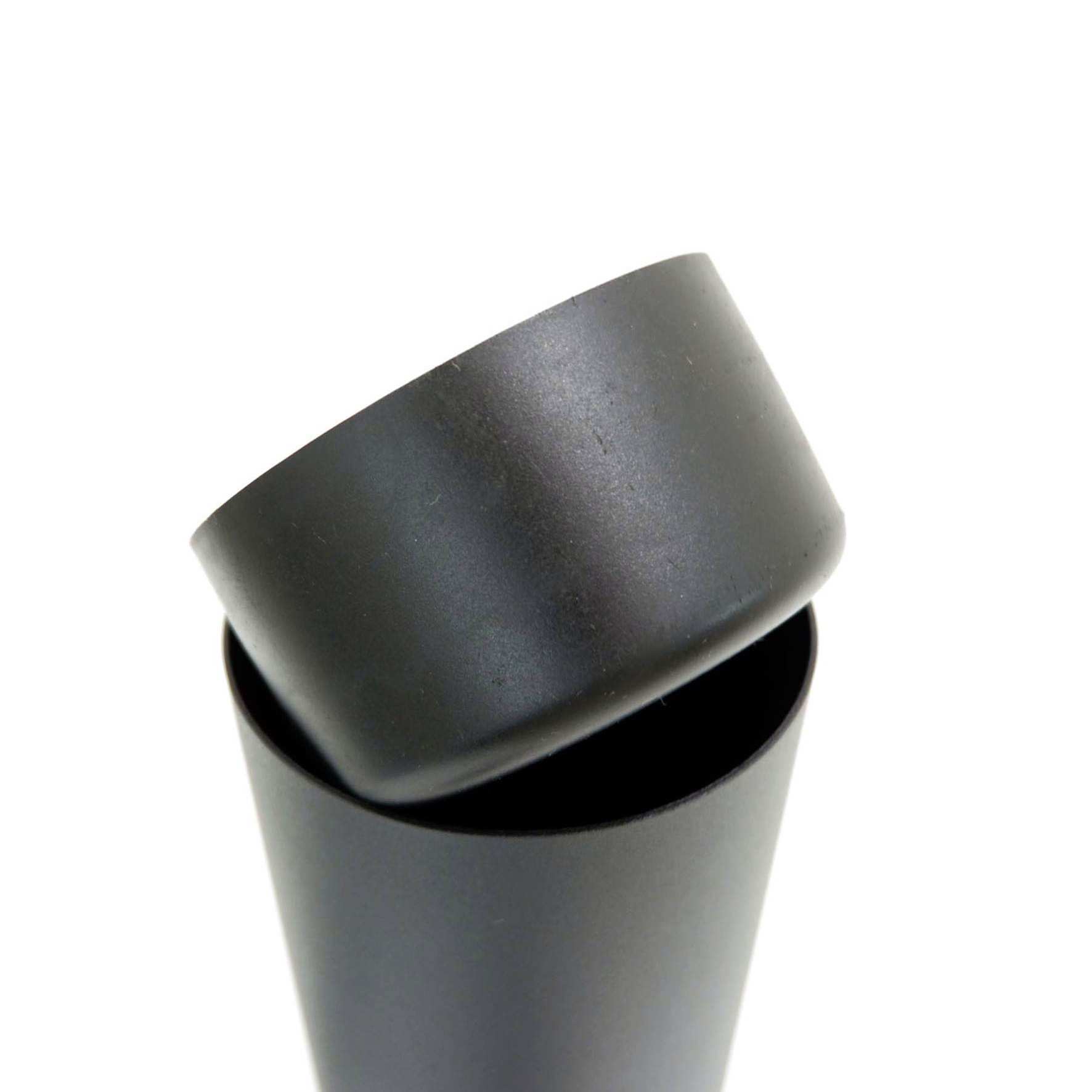 トイレブラシ｜40448 TUBO MB 壁設置タイプ トイレ掃除 長さ40.4cm ケース直径9cm 18/10ステンレス製 マットブラック SP50