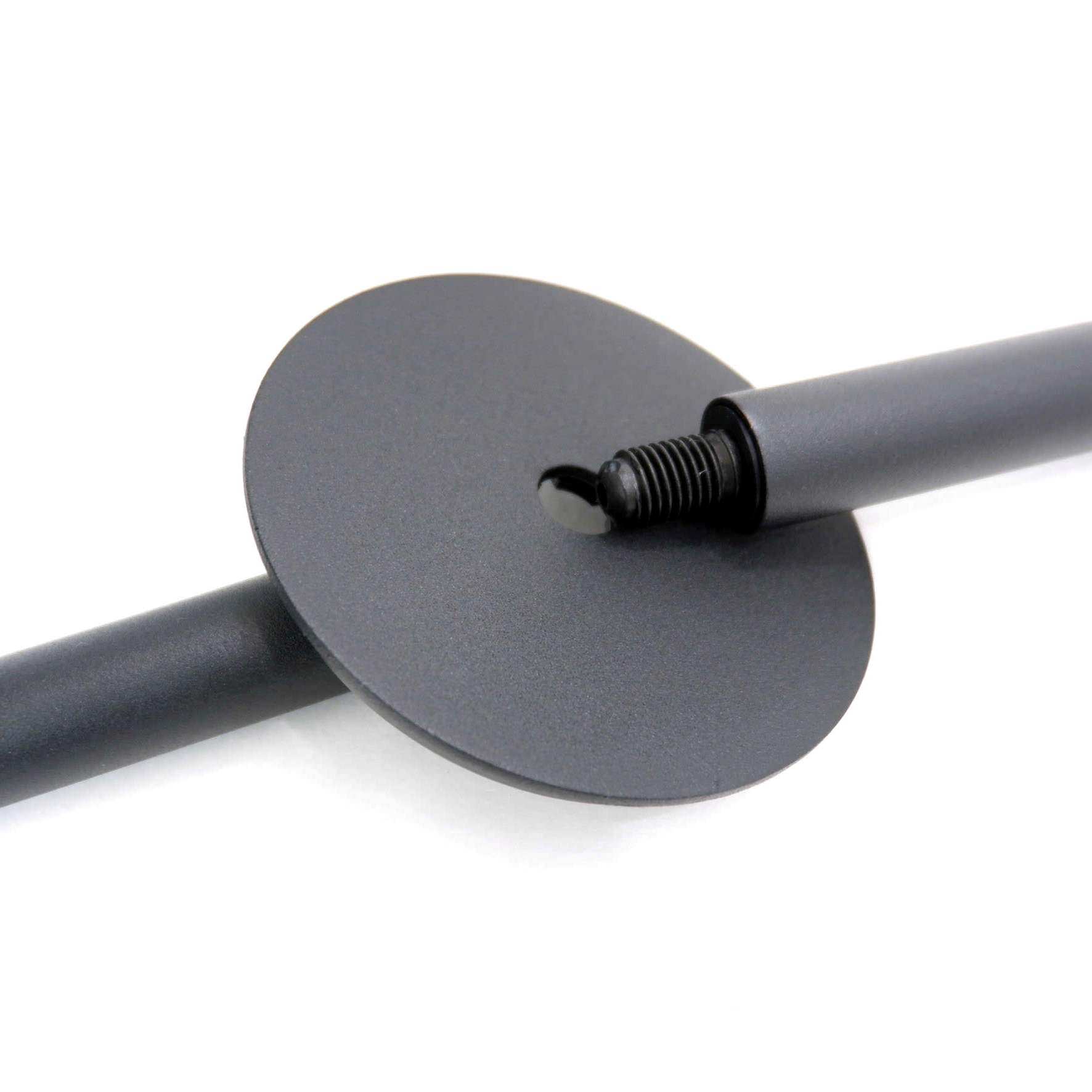 トイレブラシ｜40448 TUBO MB 壁設置タイプ トイレ掃除 長さ40.4cm ケース直径9cm 18/10ステンレス製 マットブラック SP50