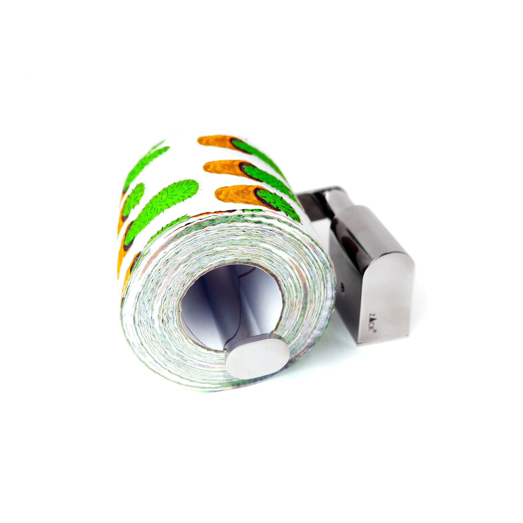 トイレットペーパーホルダー｜40471 ATORE MPロールホルダー ペーパーストッカー 壁設置タイプ 幅12.4cm 高さ10.4cm 奥行き5.4cm 18/10ステンレス製 ミラーポリッシュ仕上げ