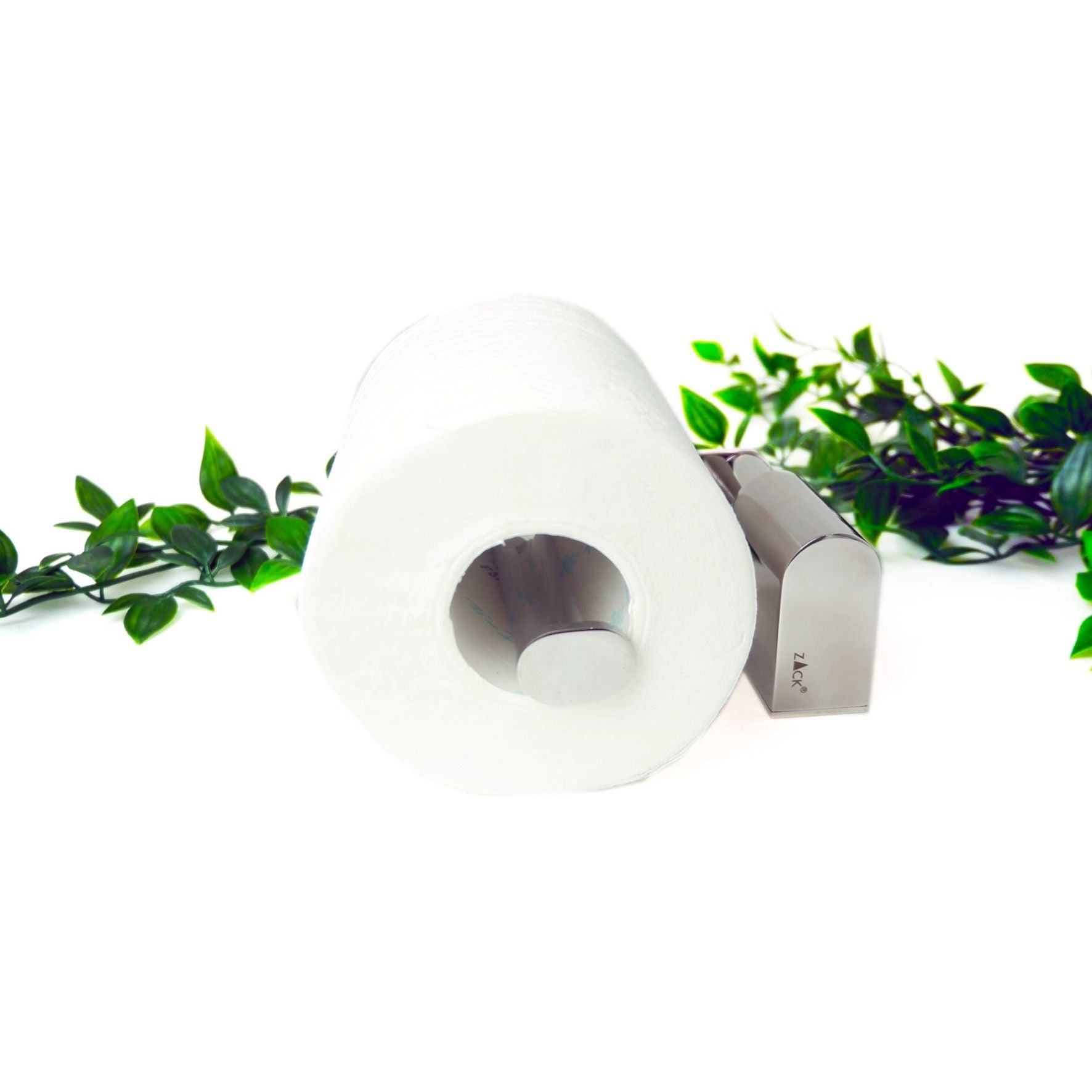 トイレットペーパーホルダー｜40471 ATORE MPロールホルダー ペーパーストッカー 壁設置タイプ 幅12.4cm 高さ10.4cm 奥行き5.4cm 18/10ステンレス製 ミラーポリッシュ仕上げ