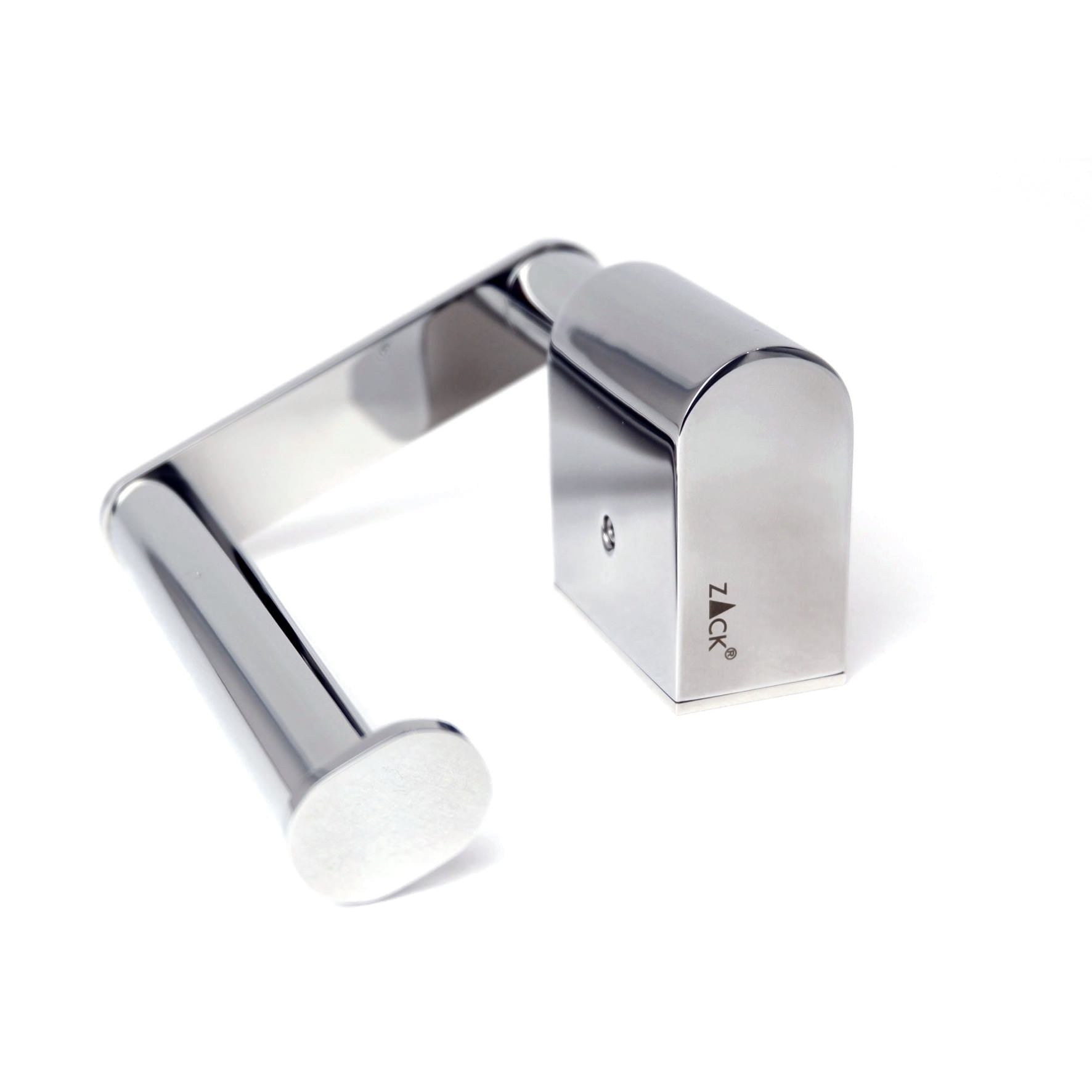 トイレットペーパーホルダー｜40471 ATORE MPロールホルダー ペーパーストッカー 壁設置タイプ 幅12.4cm 高さ10.4cm 奥行き5.4cm 18/10ステンレス製 ミラーポリッシュ仕上げ