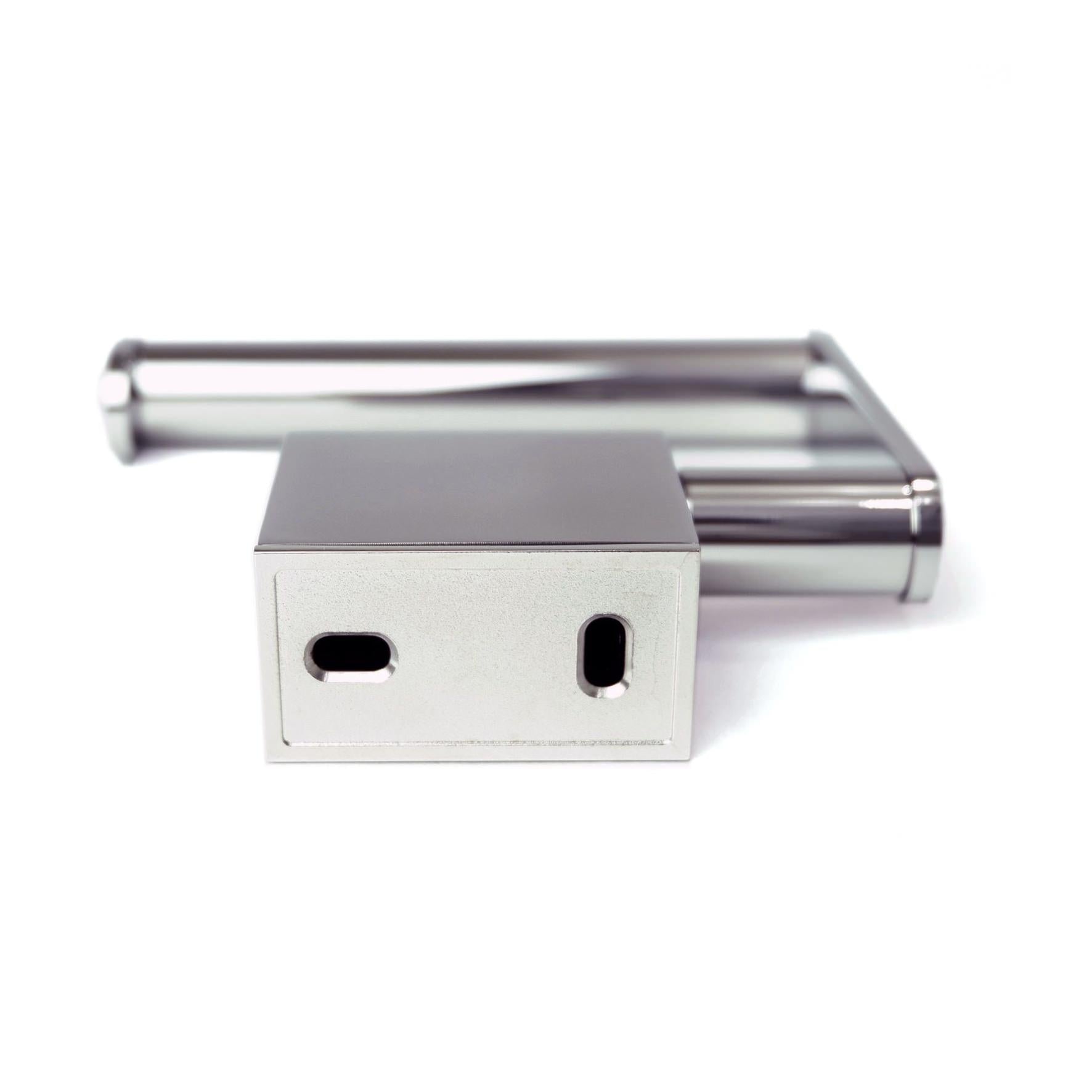 トイレットペーパーホルダー｜40471 ATORE MPロールホルダー ペーパーストッカー 壁設置タイプ 幅12.4cm 高さ10.4cm 奥行き5.4cm 18/10ステンレス製 ミラーポリッシュ仕上げ