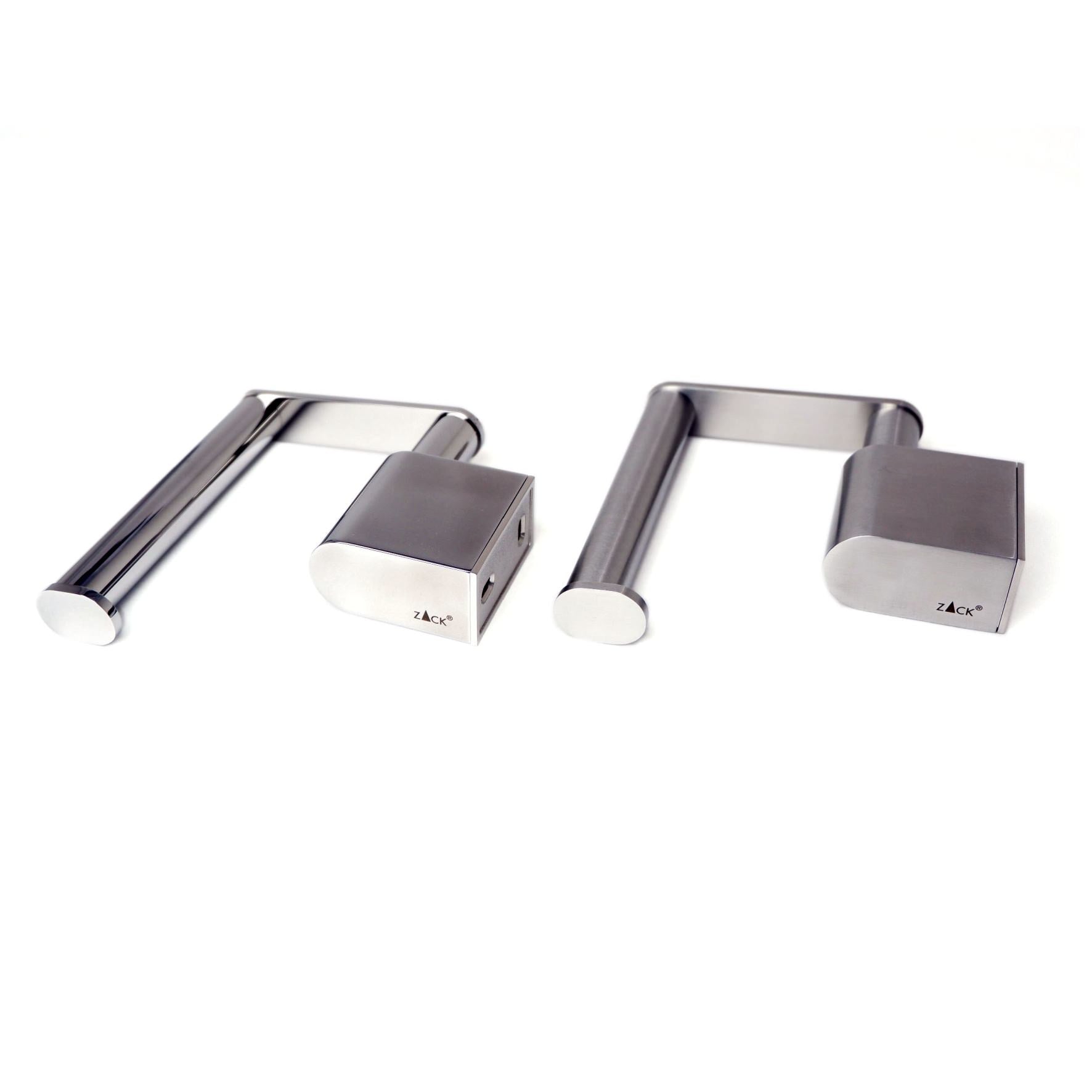 トイレットペーパーホルダー｜40471 ATORE MPロールホルダー ペーパーストッカー 壁設置タイプ 幅12.4cm 高さ10.4cm 奥行き5.4cm 18/10ステンレス製 ミラーポリッシュ仕上げ