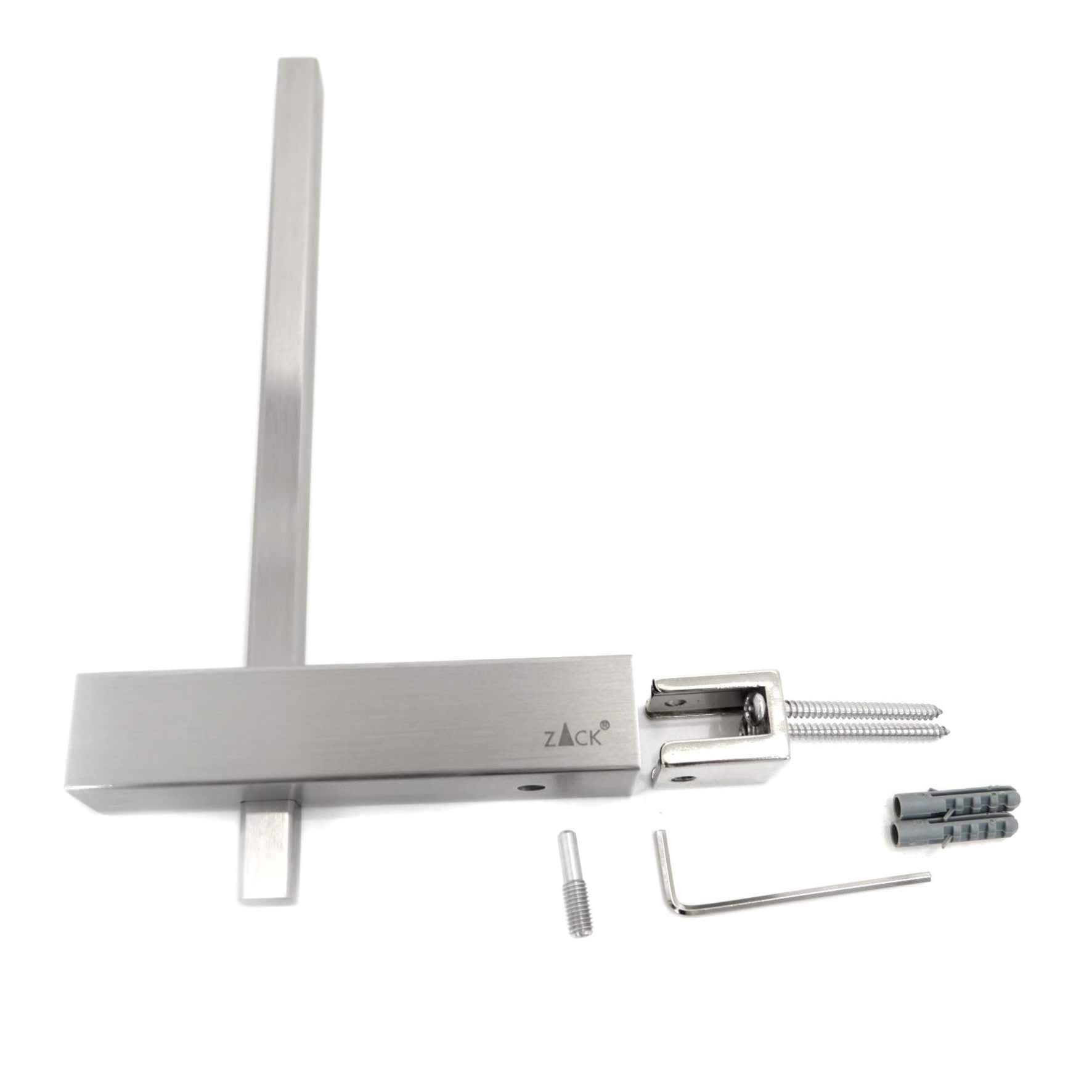 スペアトイレットペーパーホルダー｜40481 CARVO HL ペーパーストッカー ペーパースタンド 壁設置タイプ 高さ19.5cm 幅2.3cm 奥行き10cm 18/10ステンレス製 ヘアライン仕上げ