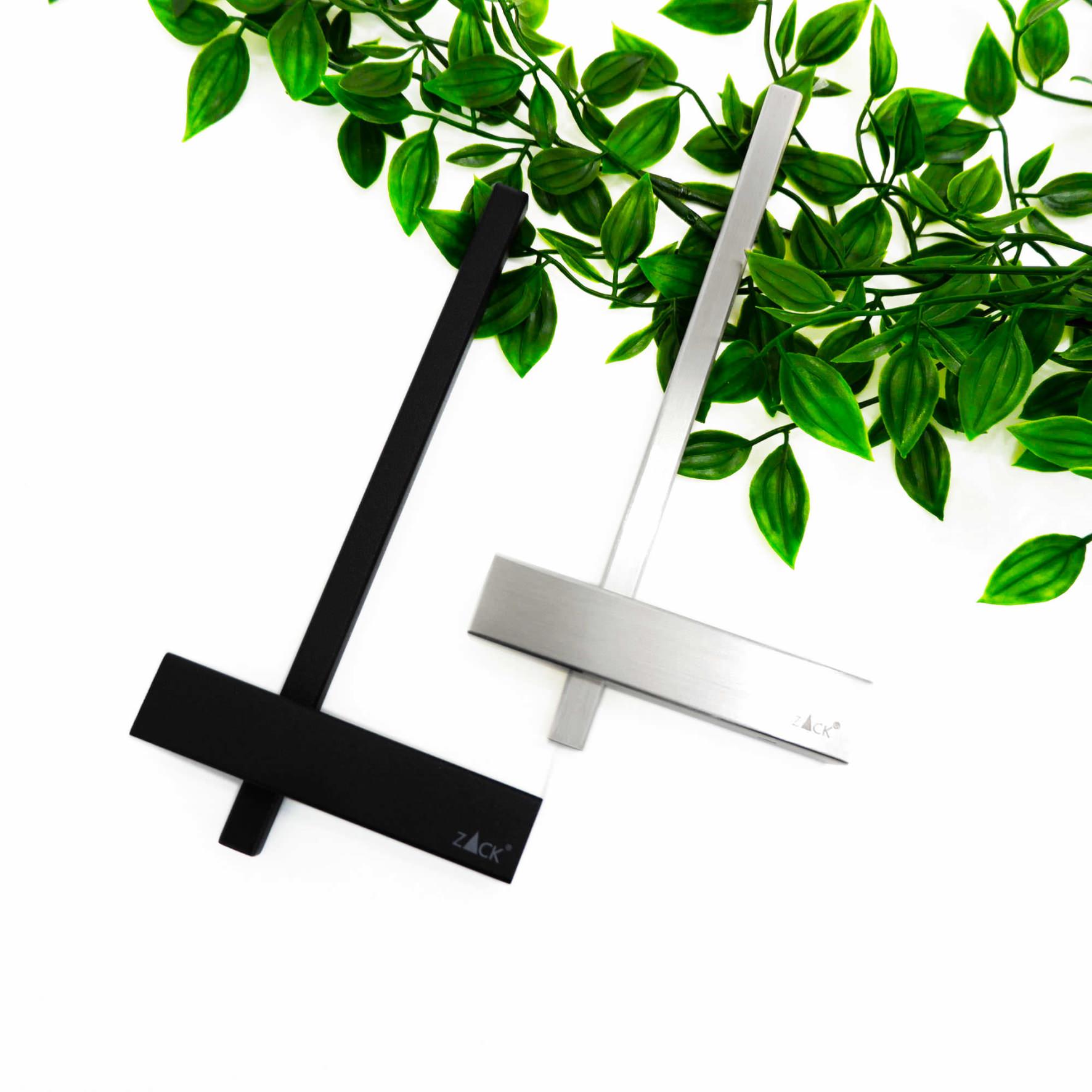 スペアトイレットペーパーホルダー｜40481 CARVO HL ペーパーストッカー ペーパースタンド 壁設置タイプ 高さ19.5cm 幅2.3cm 奥行き10cm 18/10ステンレス製 ヘアライン仕上げ