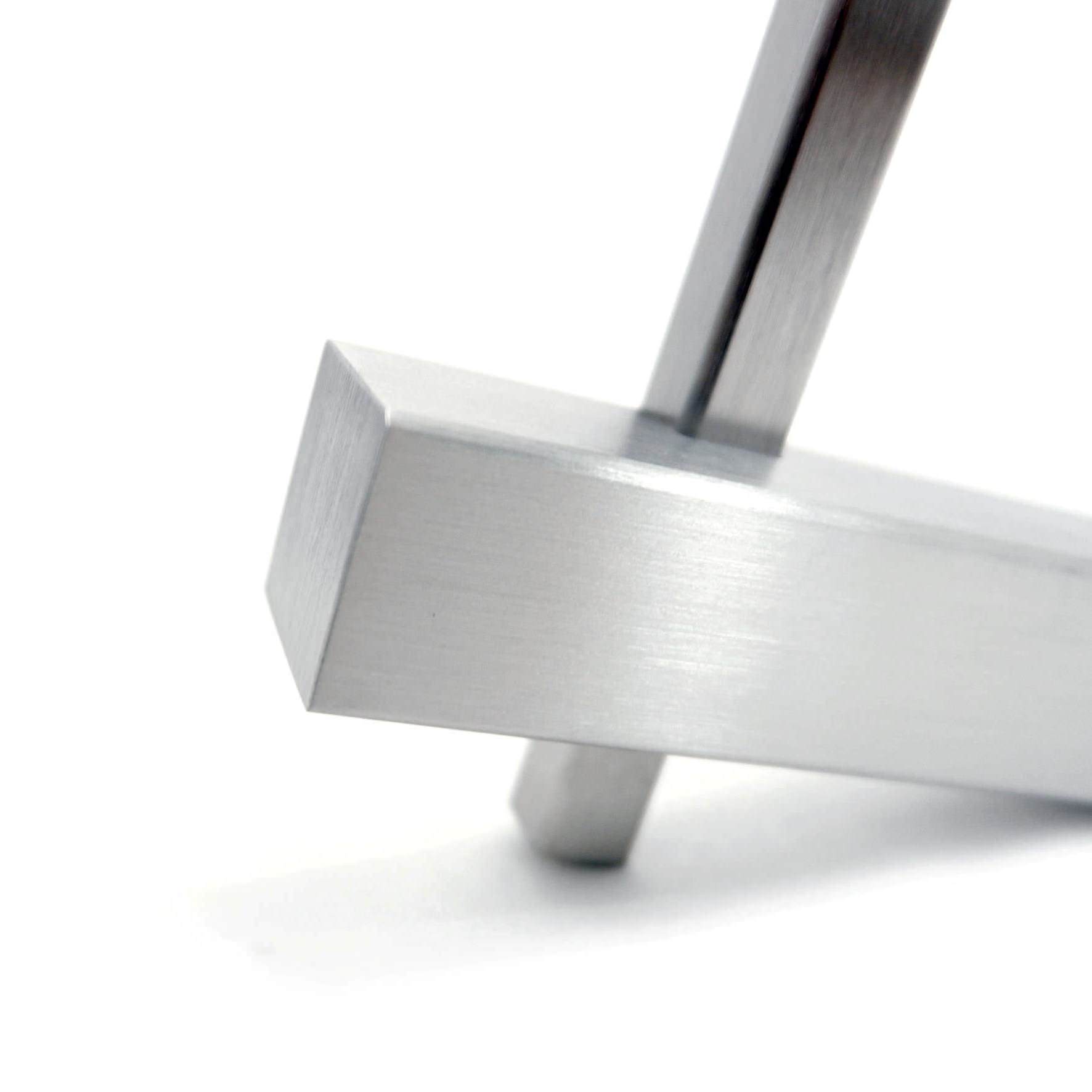 スペアトイレットペーパーホルダー｜40481 CARVO HL ペーパーストッカー ペーパースタンド 壁設置タイプ 高さ19.5cm 幅2.3cm 奥行き10cm 18/10ステンレス製 ヘアライン仕上げ