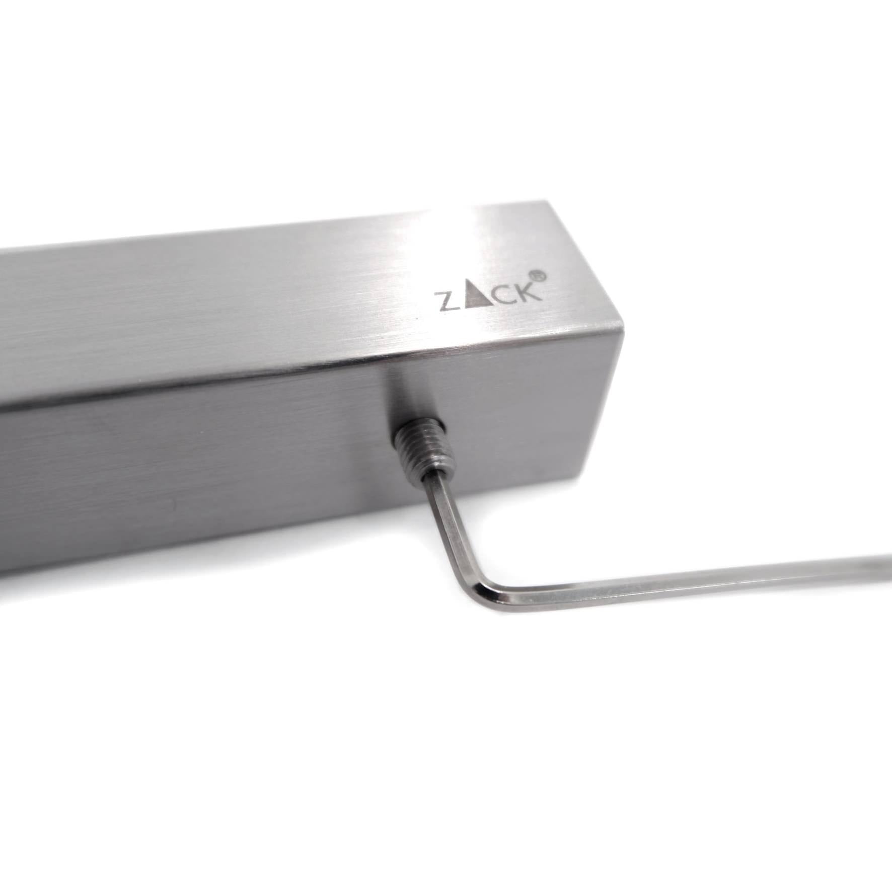 スペアトイレットペーパーホルダー｜40481 CARVO HL ペーパーストッカー ペーパースタンド 壁設置タイプ 高さ19.5cm 幅2.3cm 奥行き10cm 18/10ステンレス製 ヘアライン仕上げ