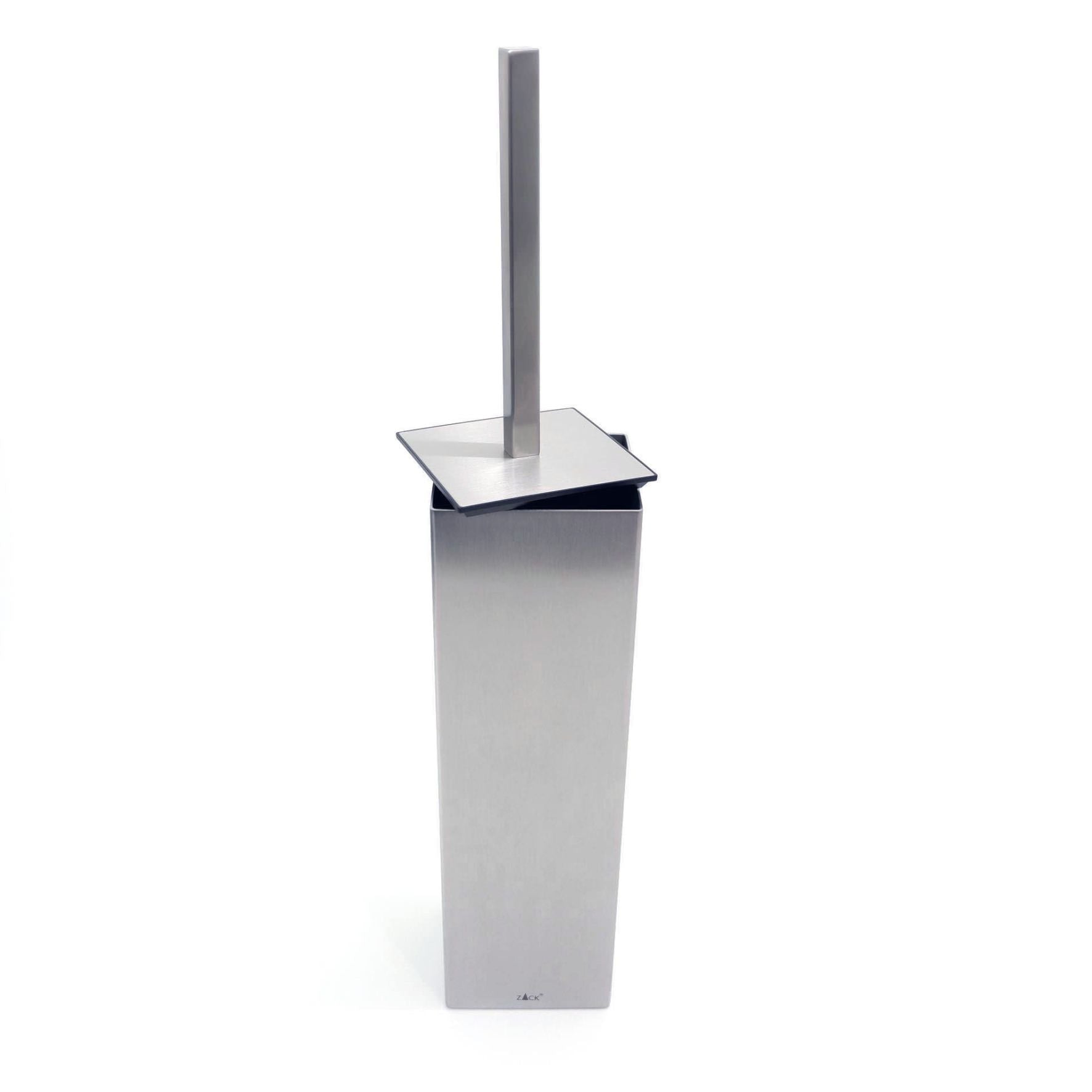 トイレブラシ｜40489 CARVO HL 床置きタイプ トイレ掃除 長さ41.7cm ケース幅8cm ケース奥行き8cm 18/10ステンレス製 ヘアライン仕上げ