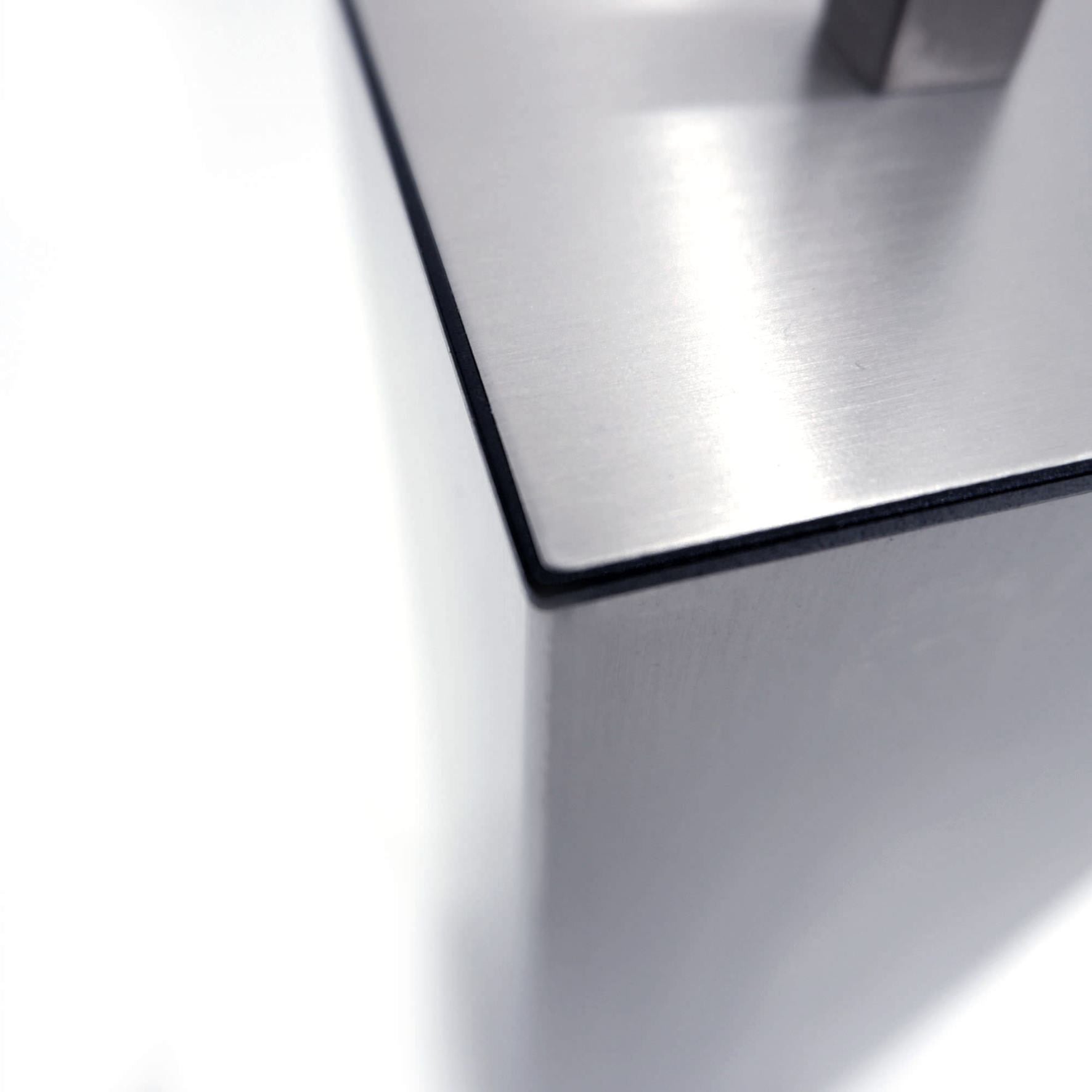 トイレブラシ｜40489 CARVO HL 床置きタイプ トイレ掃除 長さ41.7cm ケース幅8cm ケース奥行き8cm 18/10ステンレス製 ヘアライン仕上げ