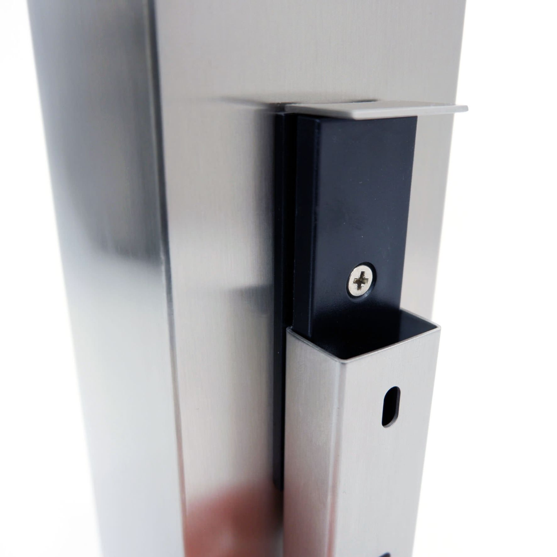 トイレブラシ｜40490 CARVO HL 壁設置タイプ トイレ掃除 長さ41.7cm ケース幅8cm 奥行き10.2cm 18/10ステンレス製 ヘアライン仕上げ SP50