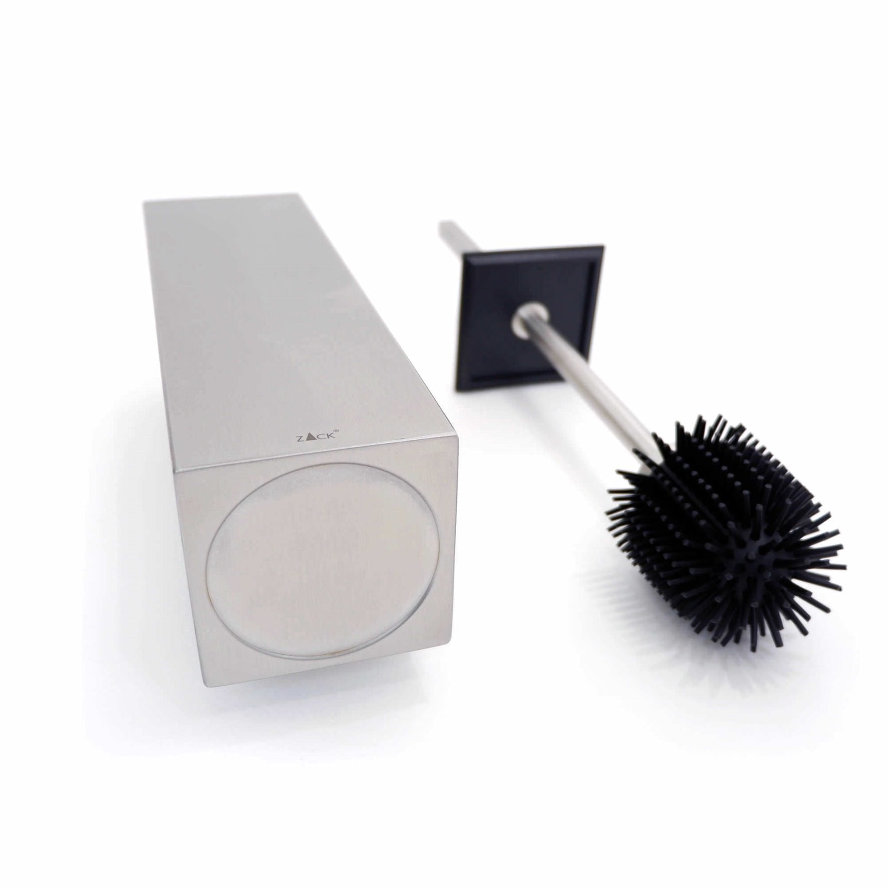 トイレブラシ｜40490 CARVO HL 壁設置タイプ トイレ掃除 長さ41.7cm ケース幅8cm 奥行き10.2cm 18/10ステンレス製 ヘアライン仕上げ SP50