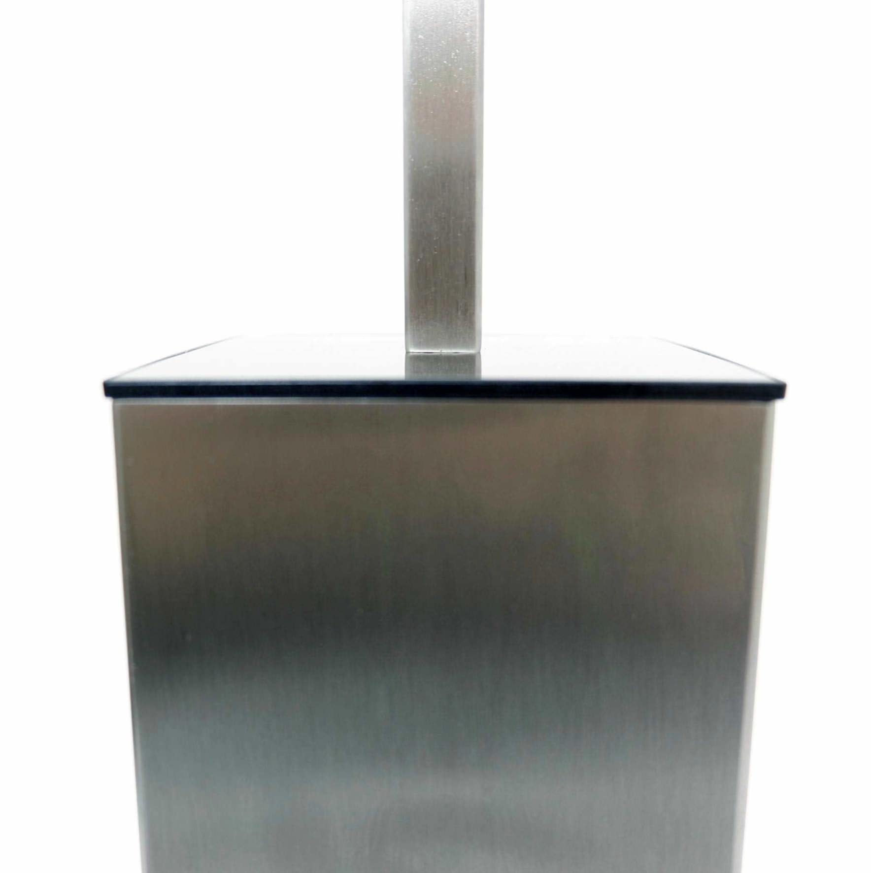 トイレブラシ｜40490 CARVO HL 壁設置タイプ トイレ掃除 長さ41.7cm ケース幅8cm 奥行き10.2cm 18/10ステンレス製 ヘアライン仕上げ SP50