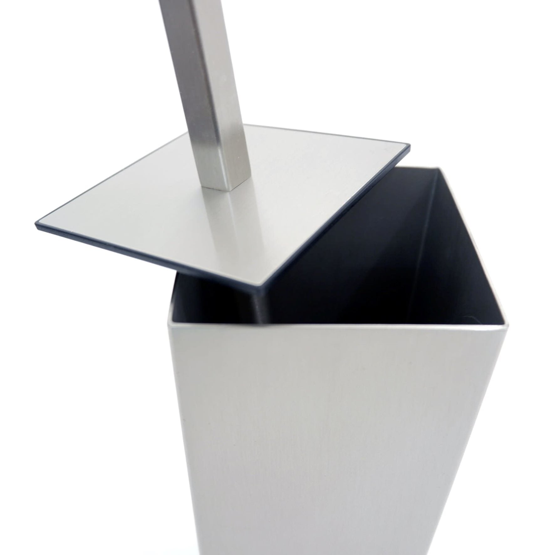 トイレブラシ｜40490 CARVO HL 壁設置タイプ トイレ掃除 長さ41.7cm ケース幅8cm 奥行き10.2cm 18/10ステンレス製 ヘアライン仕上げ SP50