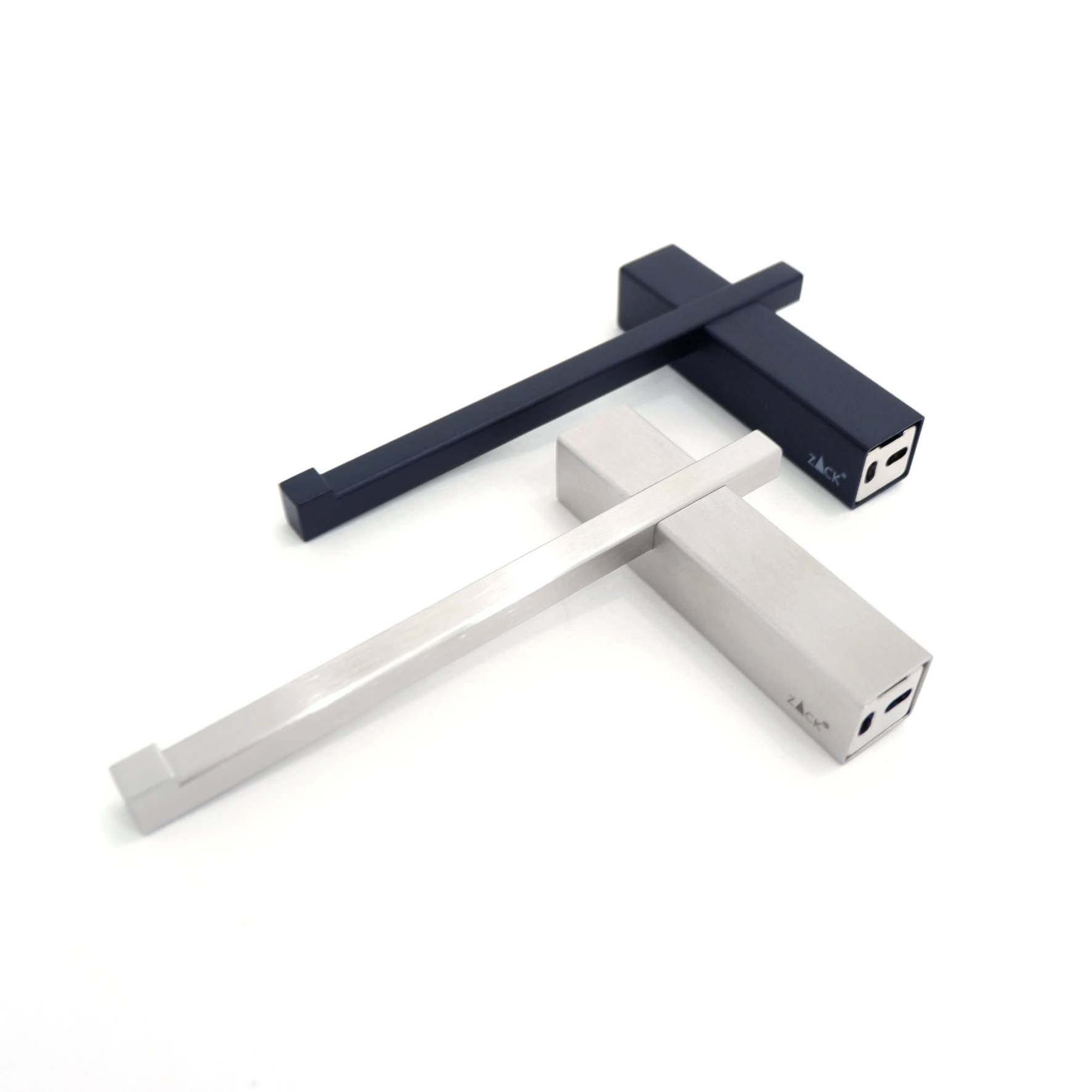 スペアロールホルダー｜40501 CARVO MB ペーパーホルダー ペーパーストッカー 壁設置タイプ 幅2.3cm 高さ19.5cm 奥行き10cm 18/10ステンレス製 マットブラック SP50