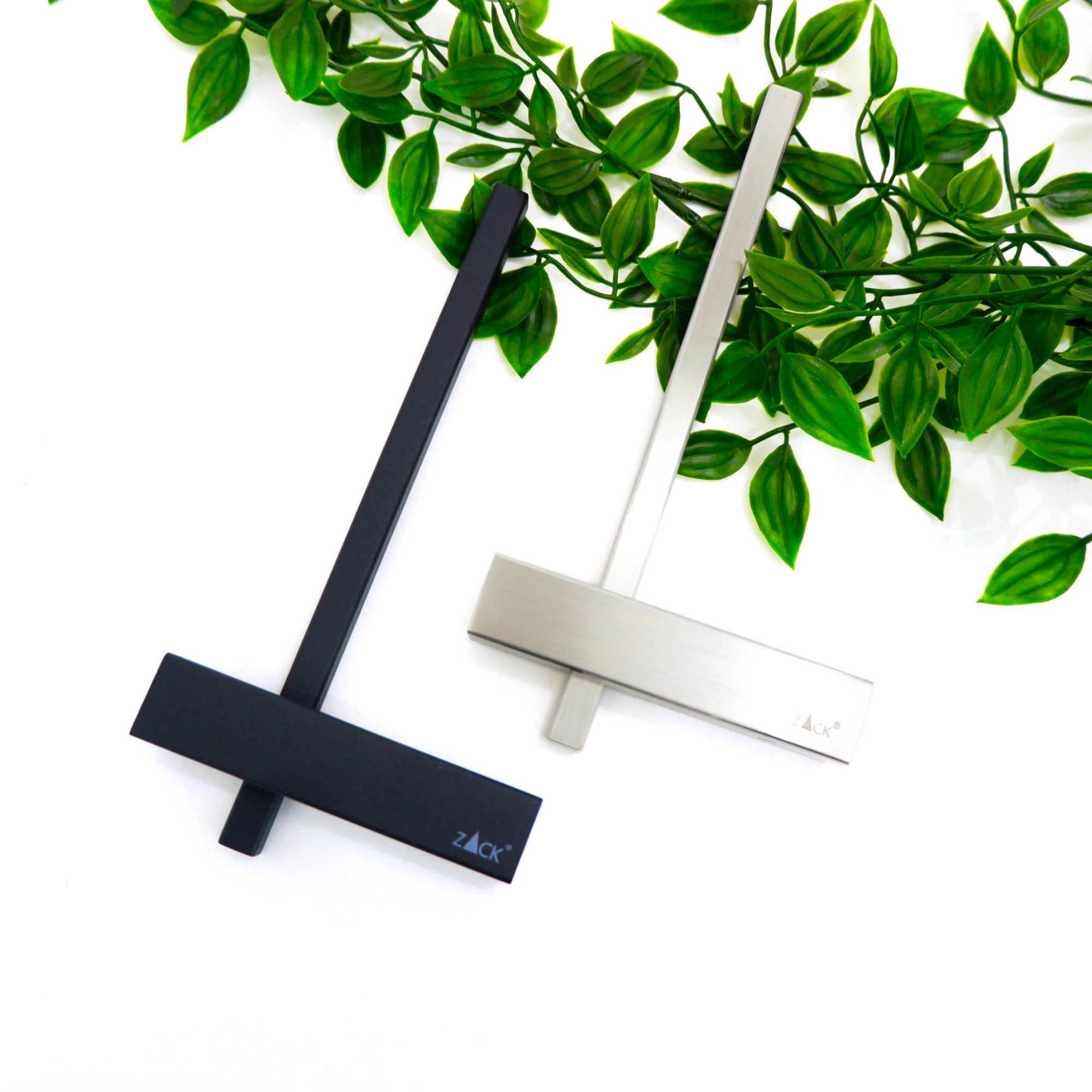 スペアロールホルダー｜40501 CARVO MB ペーパーホルダー ペーパーストッカー 壁設置タイプ 幅2.3cm 高さ19.5cm 奥行き10cm 18/10ステンレス製 マットブラック SP50