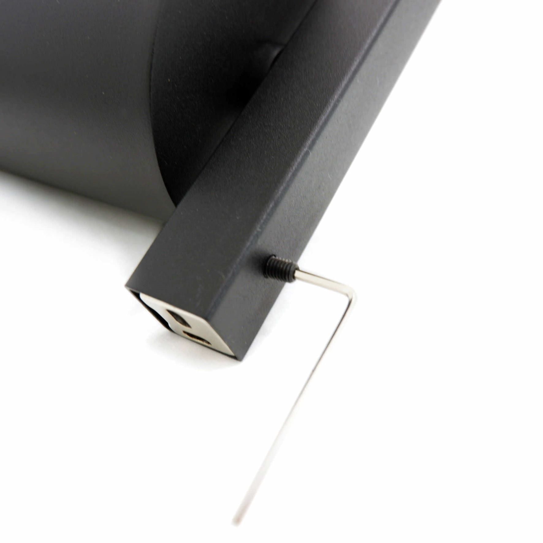 トイレブラシ｜40507 CARVO MB 壁設置タイプ トイレ掃除 長さ50.1cm ケース幅8.9cm 奥行き12.2cm 18/10ステンレス製 マットブラック SP50