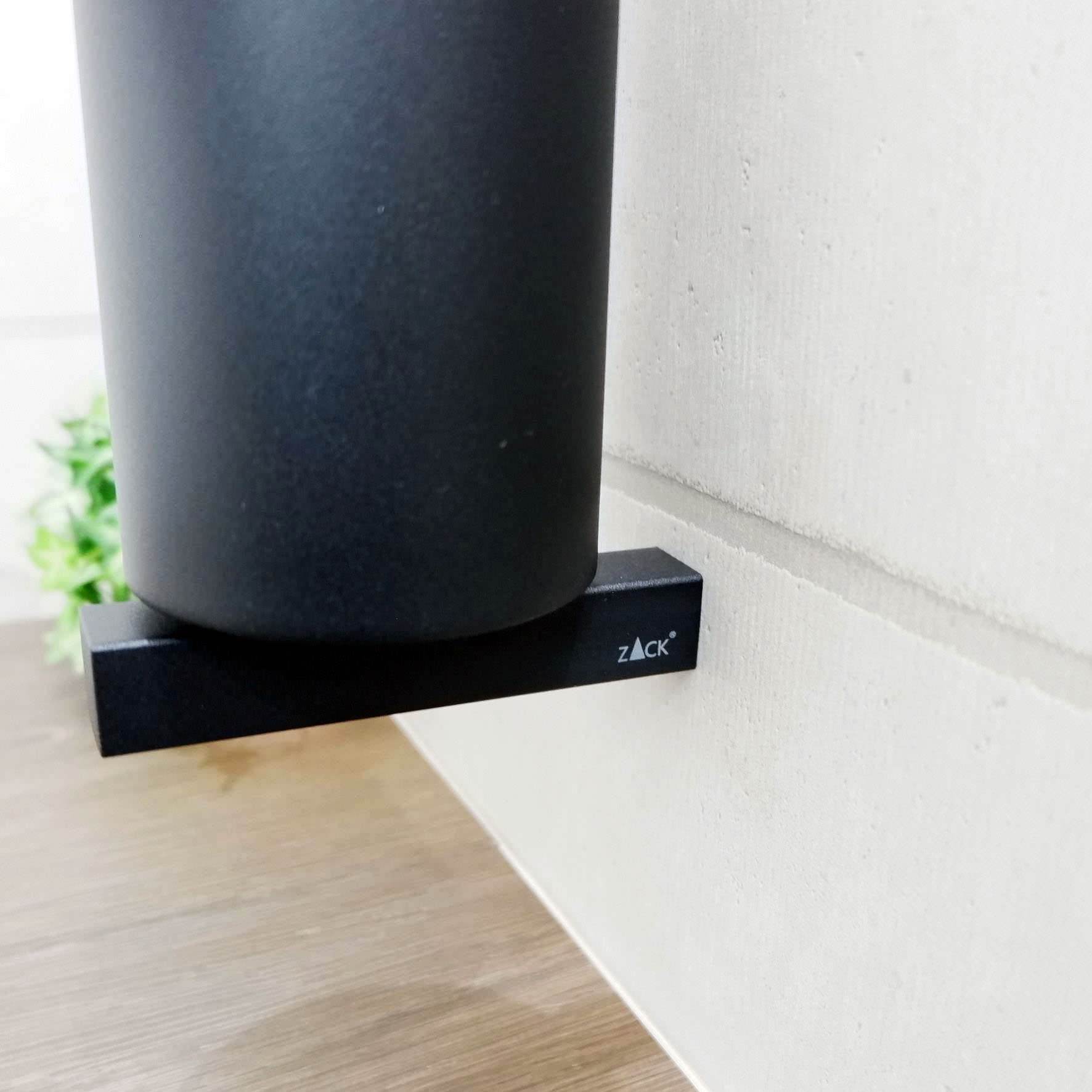 トイレブラシ｜40507 CARVO MB 壁設置タイプ トイレ掃除 長さ50.1cm ケース幅8.9cm 奥行き12.2cm 18/10ステンレス製 マットブラック SP50