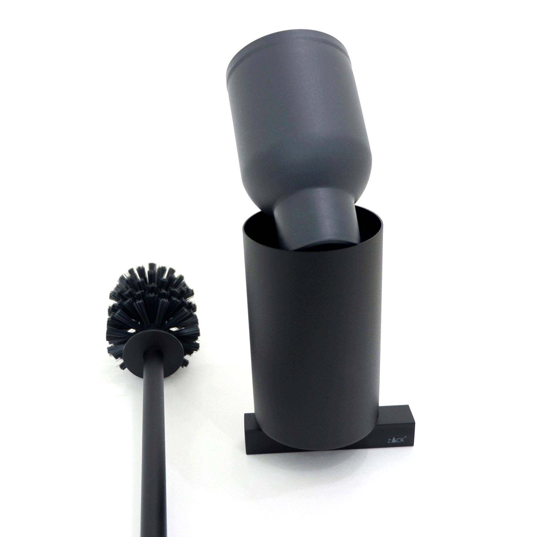 トイレブラシ｜40507 CARVO MB 壁設置タイプ トイレ掃除 長さ50.1cm ケース幅8.9cm 奥行き12.2cm 18/10ステンレス製 マットブラック SP50