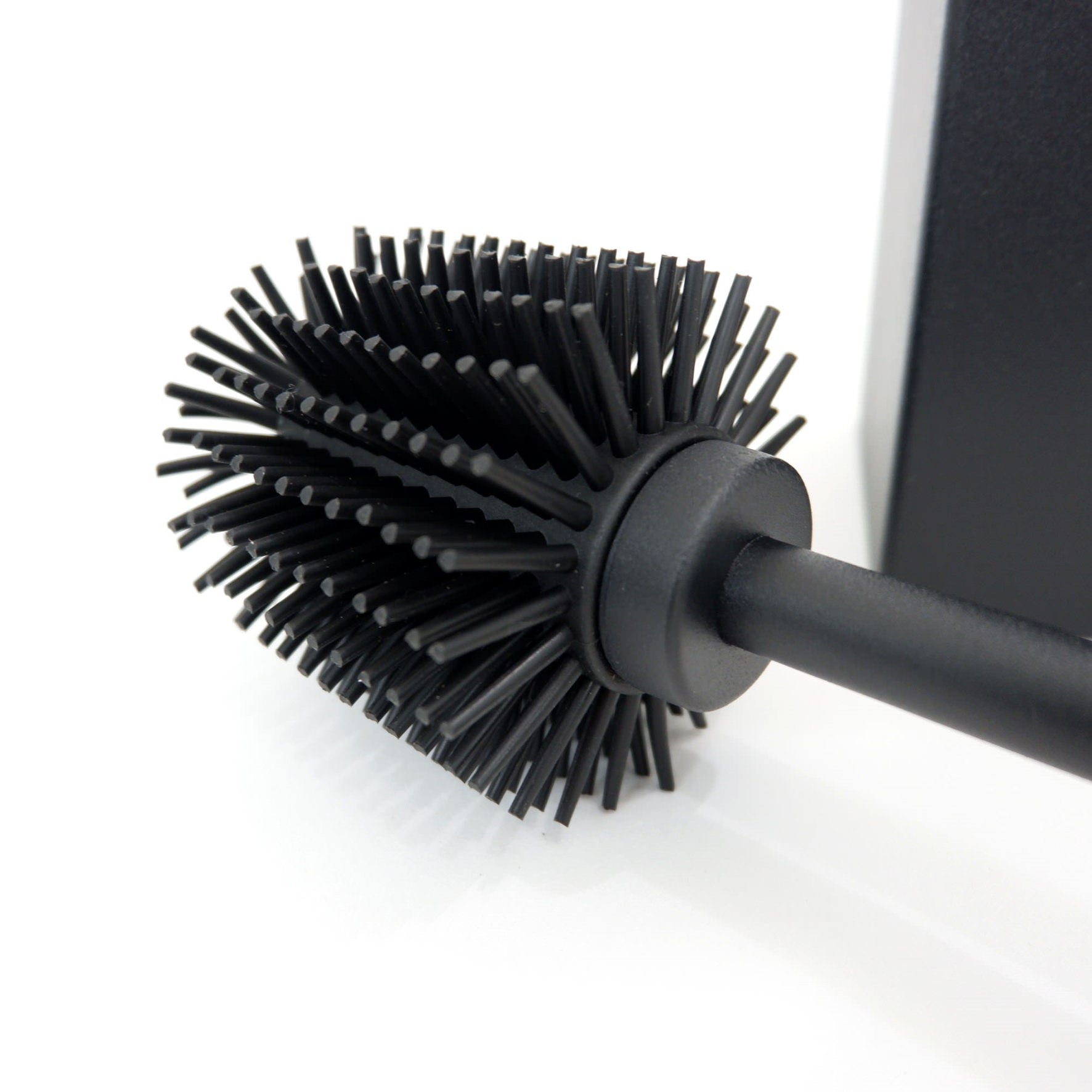 トイレブラシ｜40509 CARVO MB 床置きタイプ トイレ掃除 長さ41.7cm 幅8cm 奥行き8cm 18/10ステンレス製 マットブラック SP50