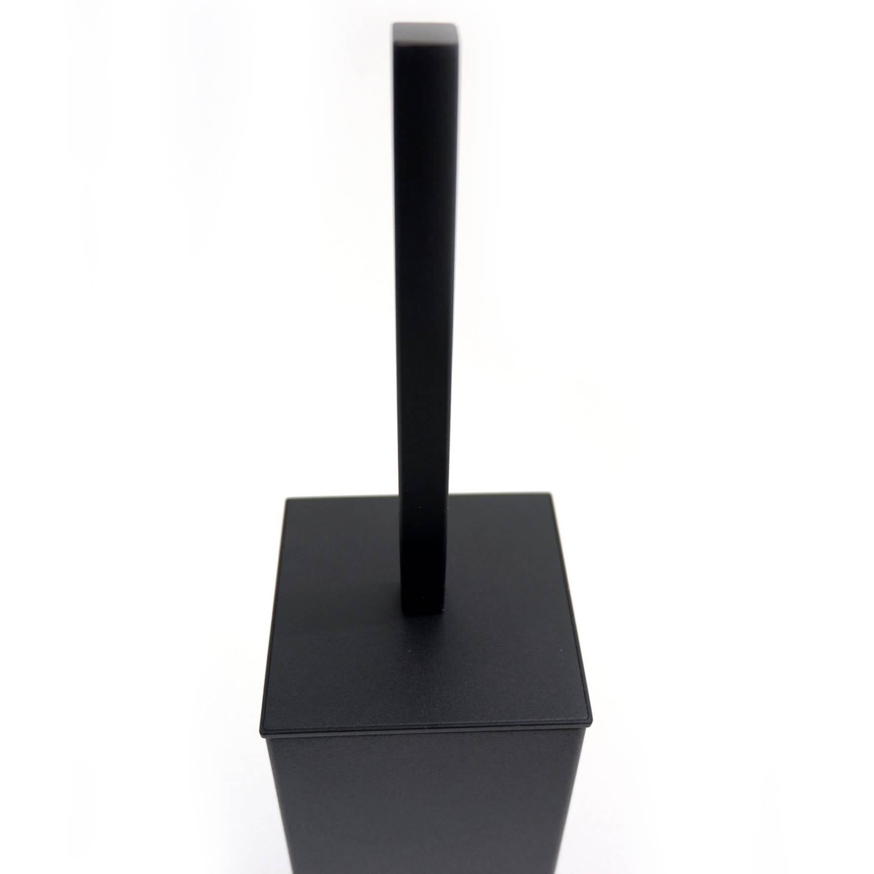 トイレブラシ｜40509 CARVO MB 床置きタイプ トイレ掃除 長さ41.7cm 幅8cm 奥行き8cm 18/10ステンレス製 マットブラック SP50