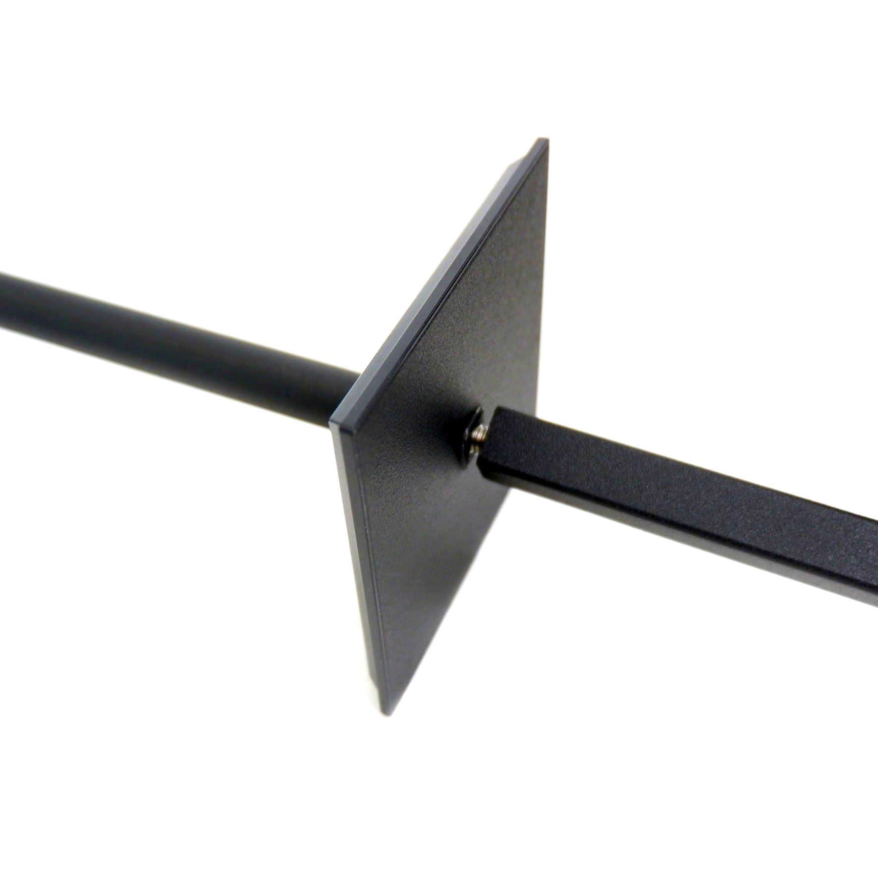 トイレブラシ｜40510 CARVO MB 壁設置タイプ トイレ掃除 長さ41.7cm ケース幅8cm 奥行き10.2cm 18/10ステンレス製 マットブラック SP50