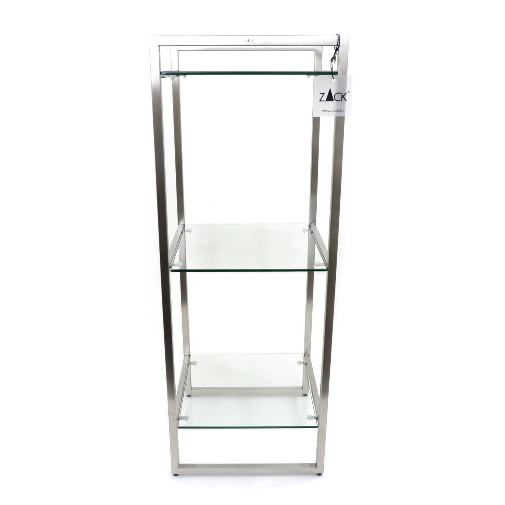 バスルームラック｜40528 PONIO HL 3段シェルフ 3段ラック 洗面収納 高さ80.2cm 幅30.2cm 奥行き30cm 18/10ステンレス製 ヘアライン仕上げ